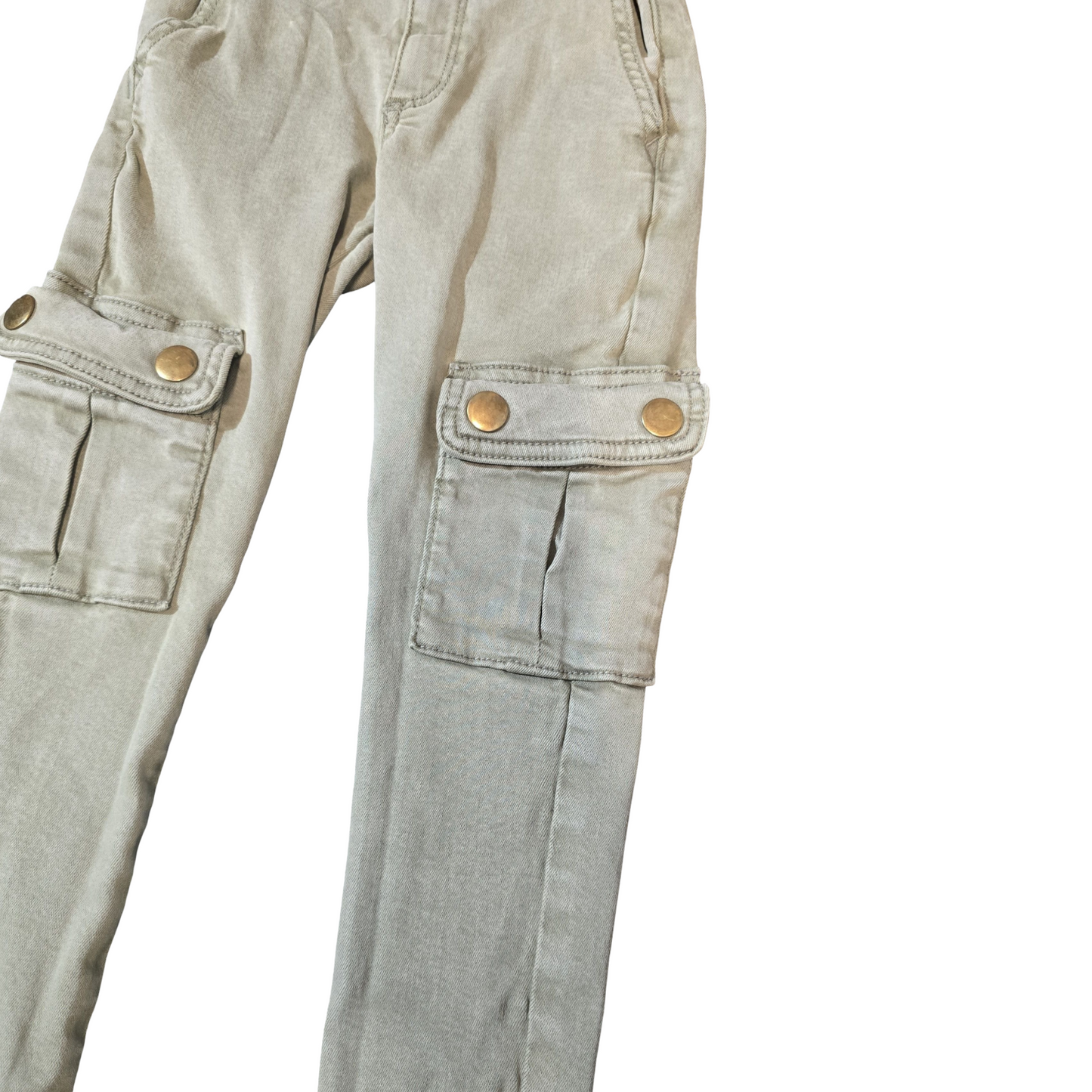 River Island Kids Khaki Green Cargo Skinny Jeans – Age 5