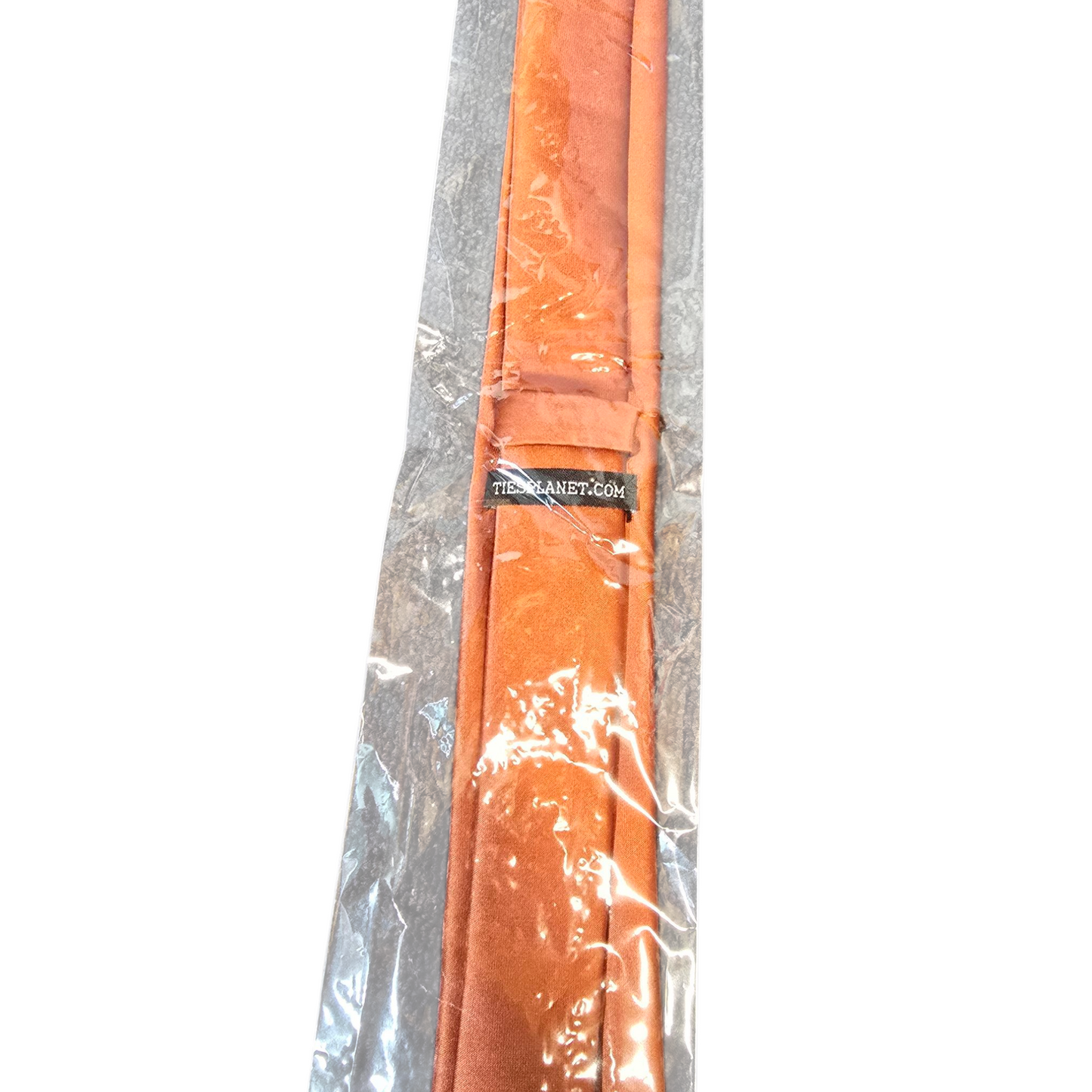 Burnt Orange Wedding Bundle – 7 pocket squares & 7 Ties – BNWT