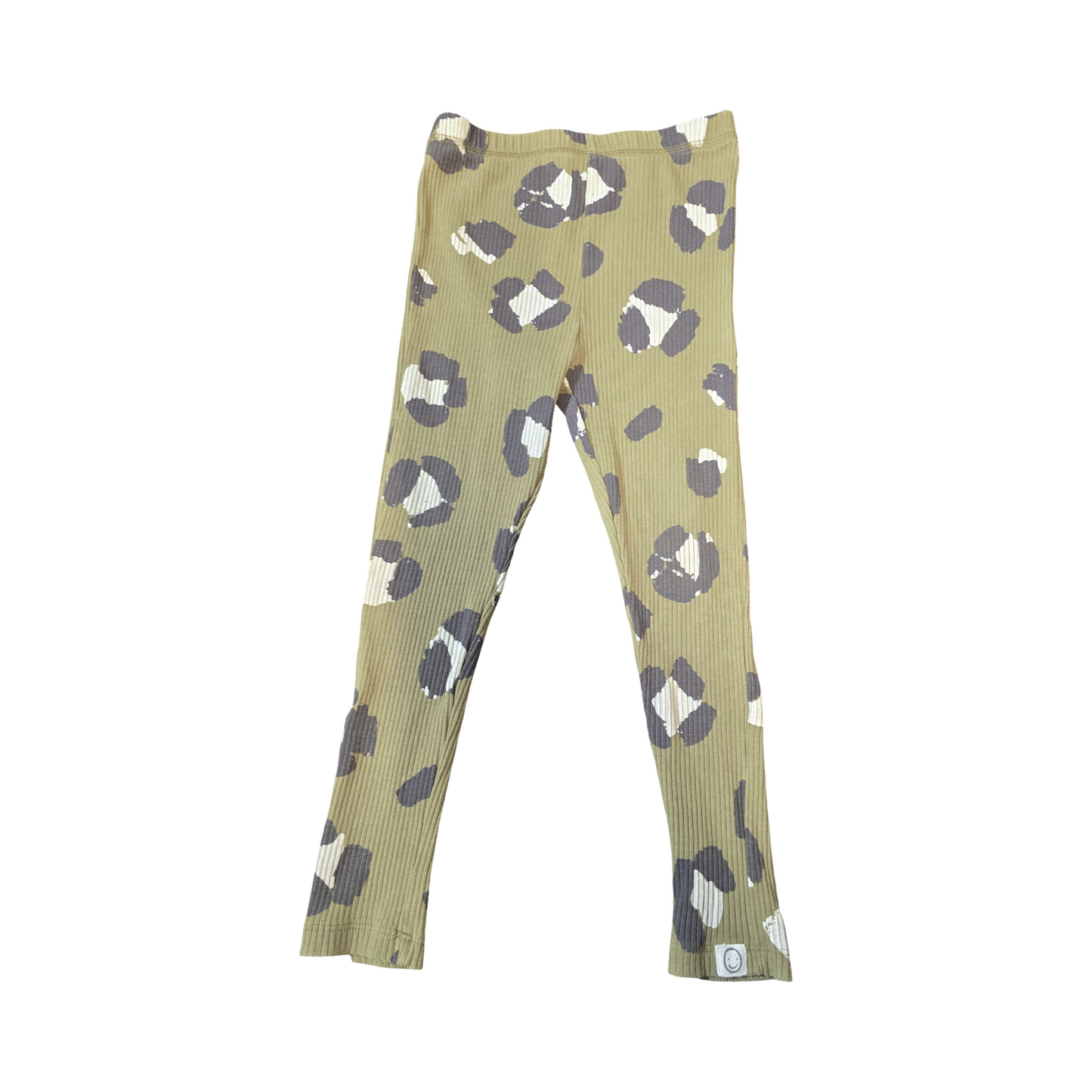 George Girls Green Animal Print Leggings – Age 4-5 Years – Cotton