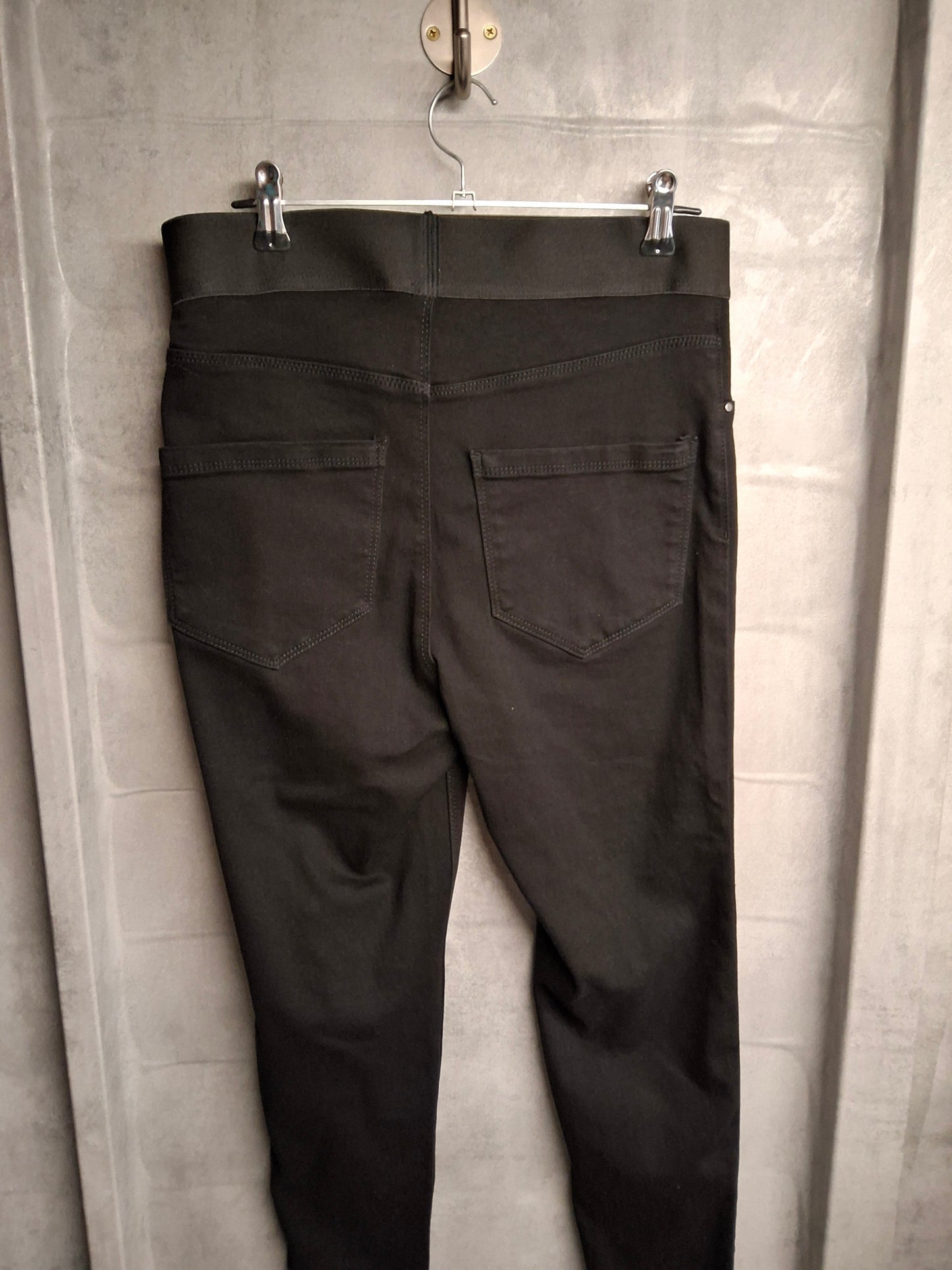 George ‘Rosa’ Black Skinny Jeggings – Size 12 – High Waisted – NWT
