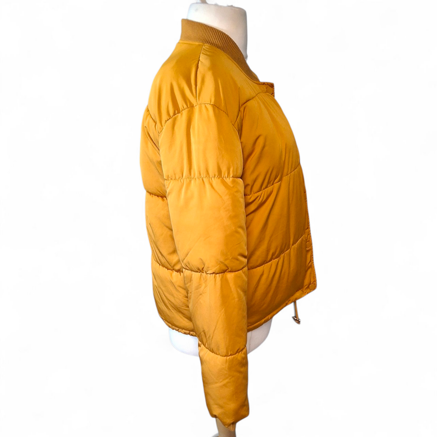 Pull & Bear Mustard Puffer Jacket – Size M (UK size 10/12)