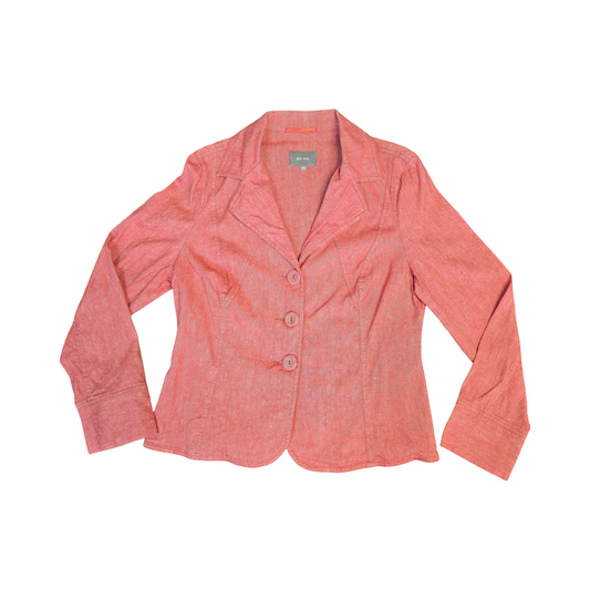 Marks & Spencer Per Una Blazer Red Size 16 Linen blend Work