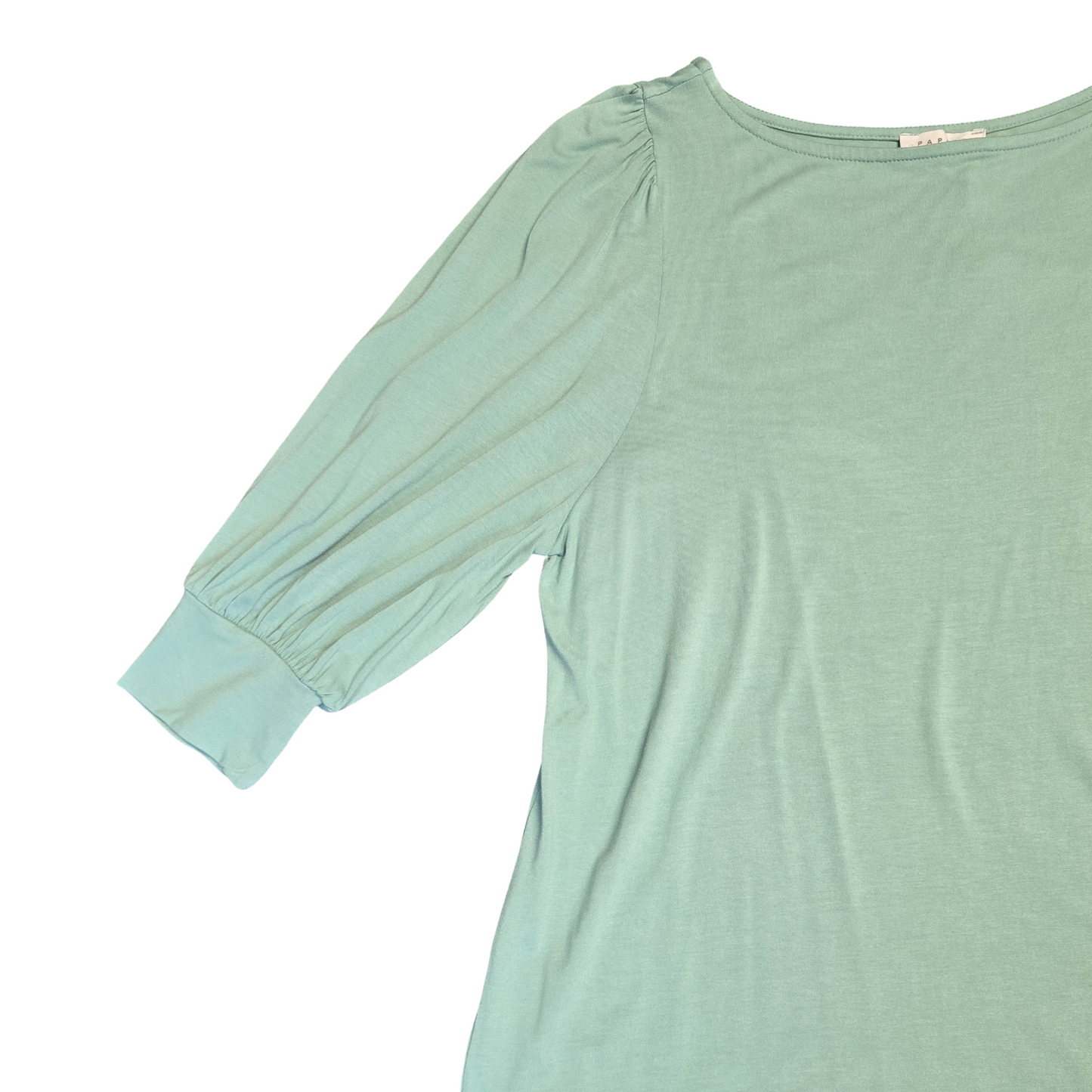 Matalan Turquoise Green 3/4 Sleeve Top Size 10 Everyday