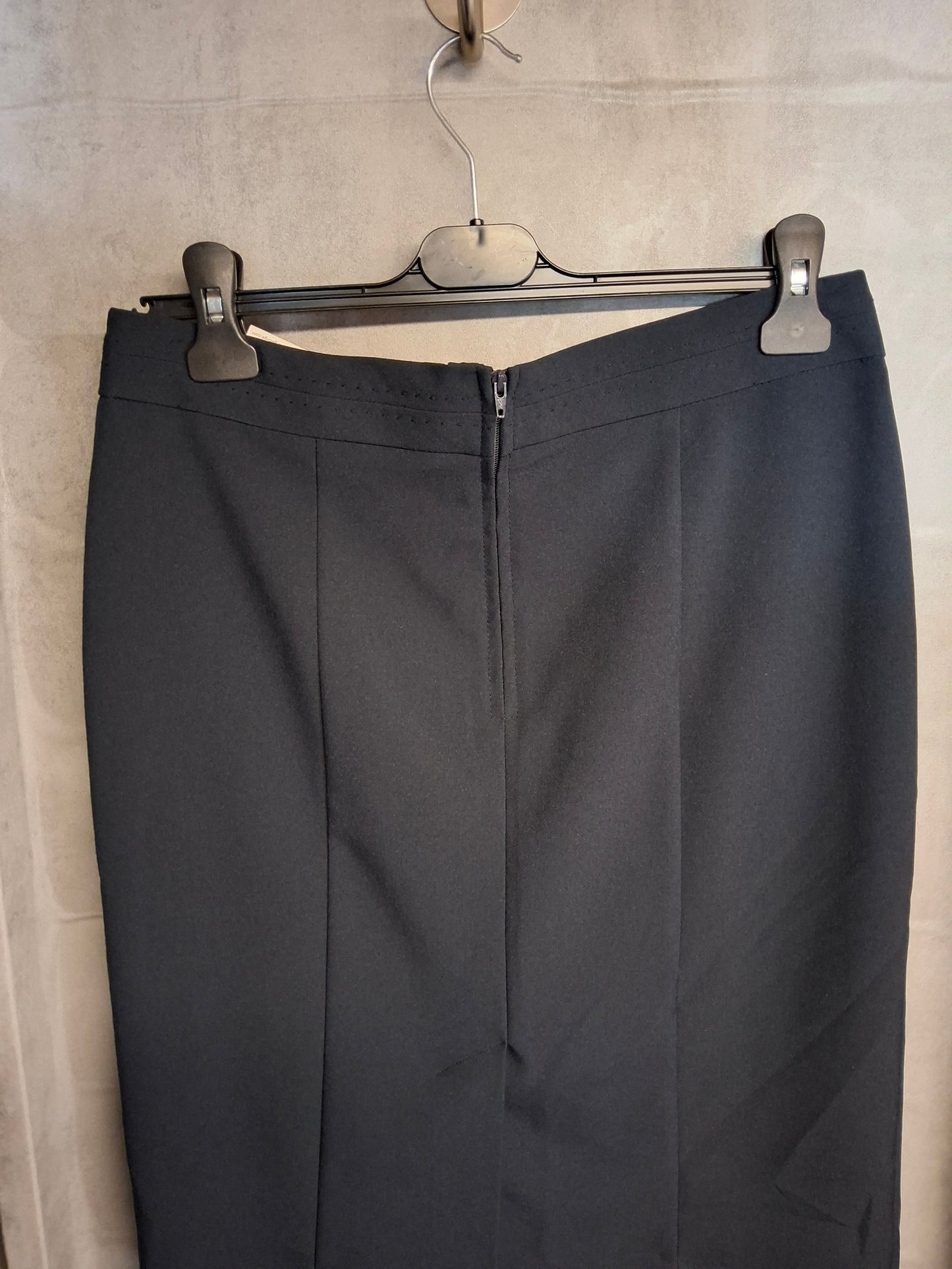 George Navy A-Line Knee Length Skirt – Size 12 – 100% Polyester – NWT