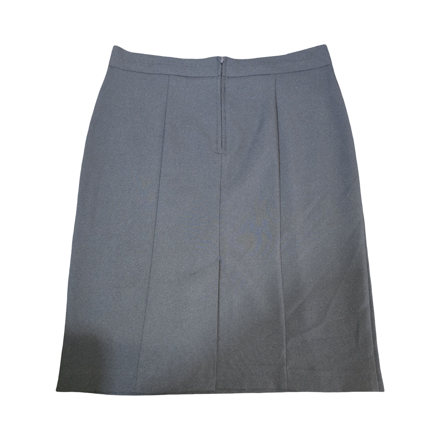 George Navy A-Line Knee Length Skirt – Size 12 – 100% Polyester – NWT