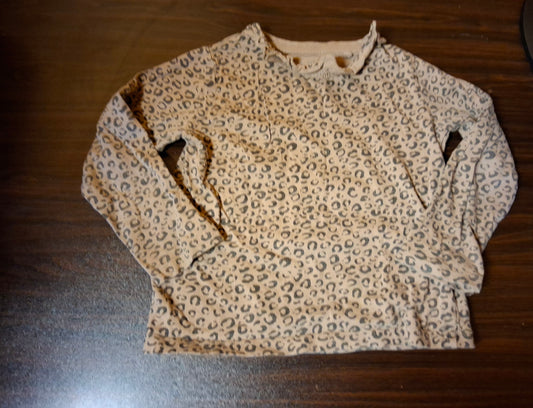 Evie Angel Leopard Print T-Shirt – Age 2–3 Years – 100% Cotton Girls