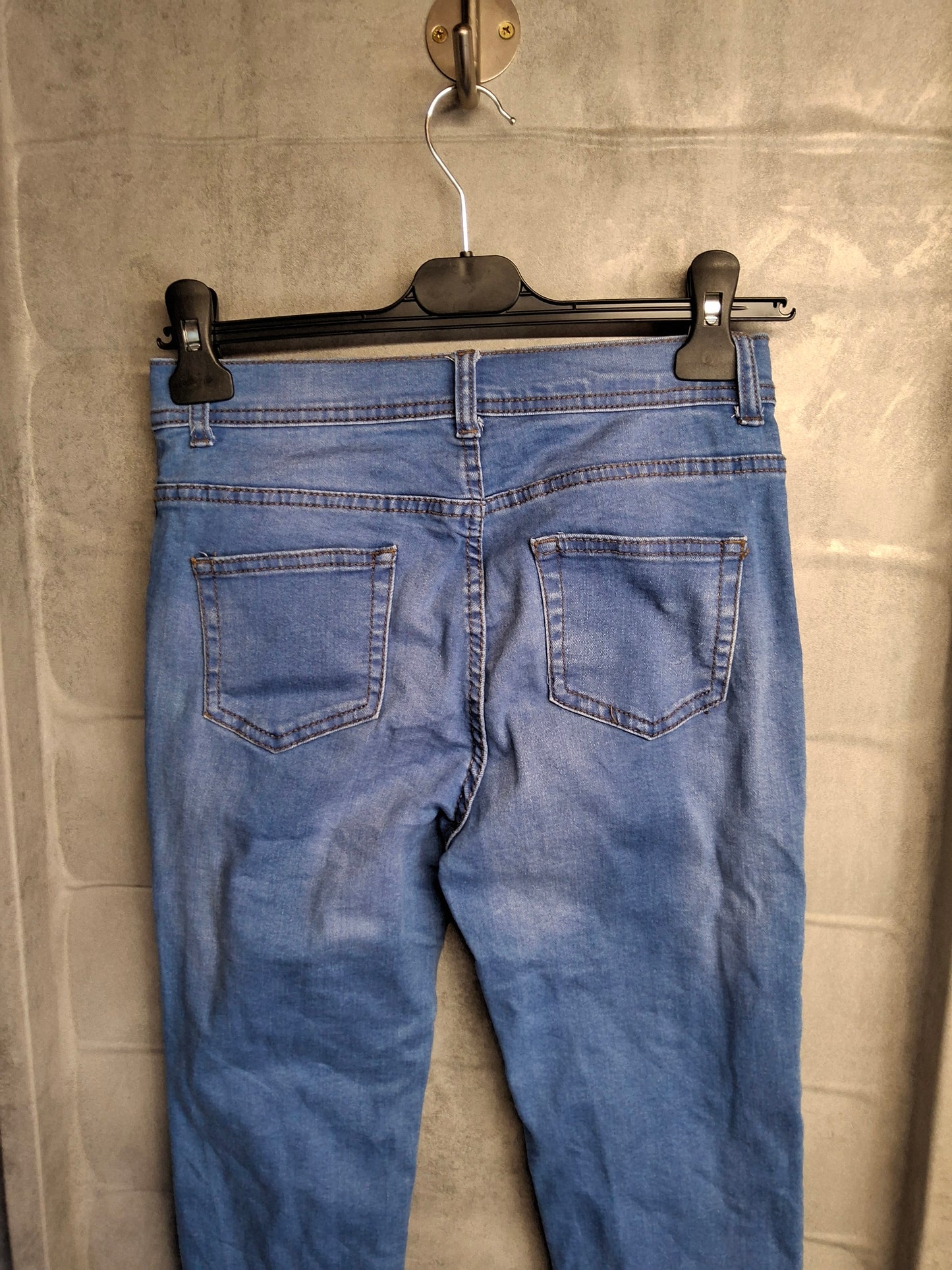 Primark Blue Skinny High-Waisted Jeans – Girls 12–13 Years
