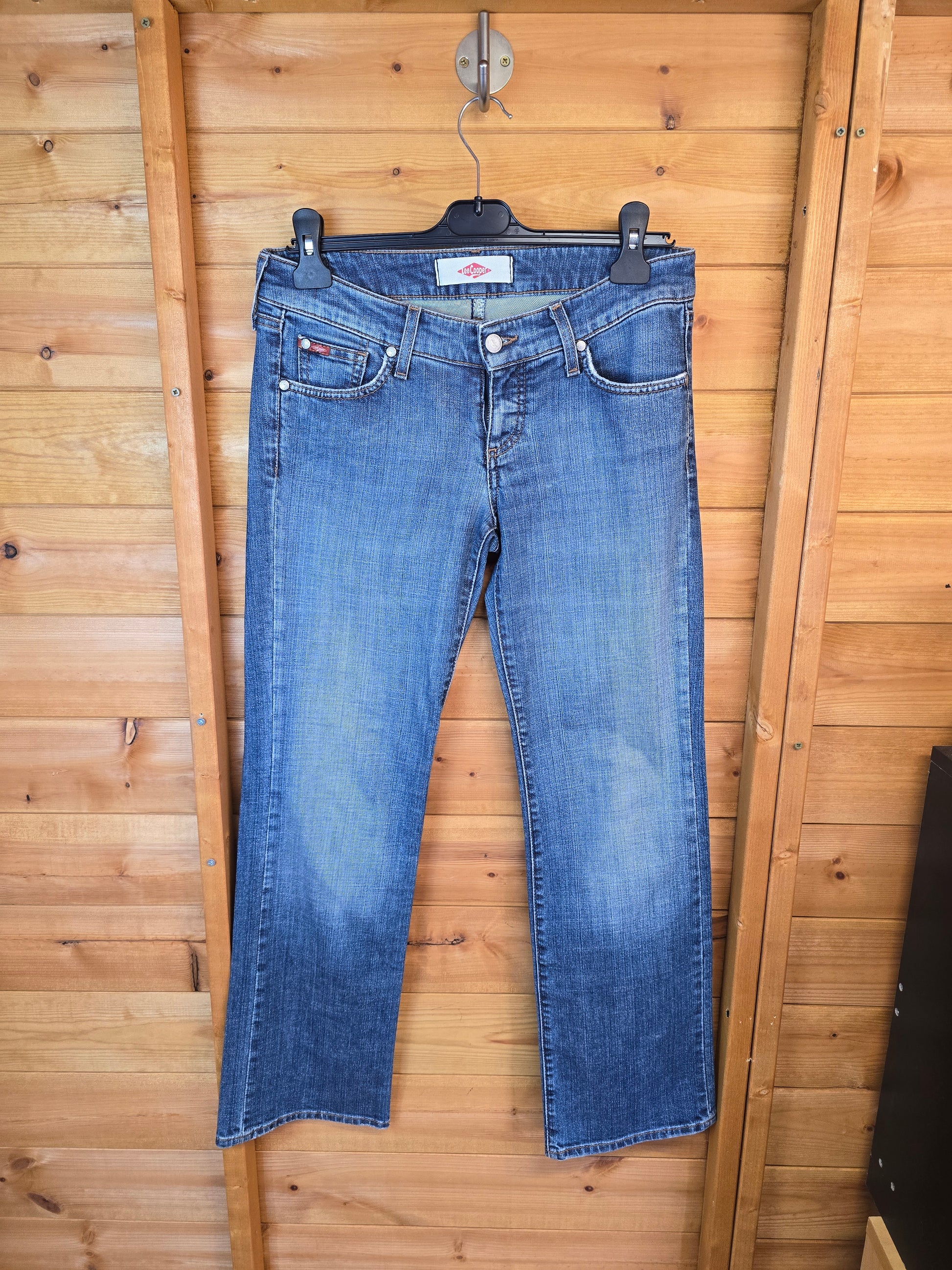 Lee Cooper Blue Flared Jeans | Size 10 | Low Rise | Classic Fit