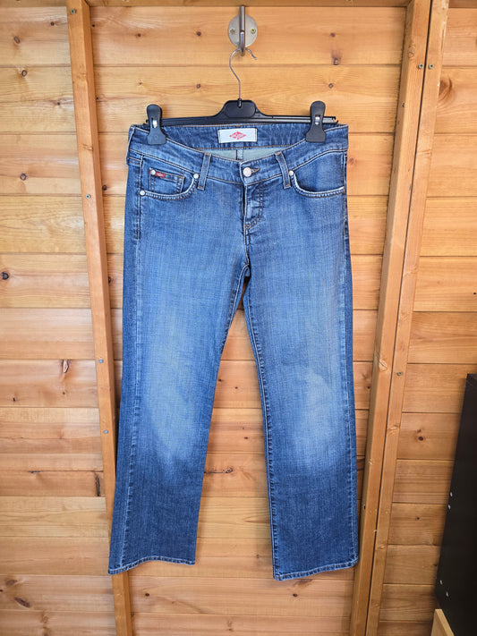 Lee Cooper Blue Flared Jeans | Size 10 | Low Rise | Classic Fit