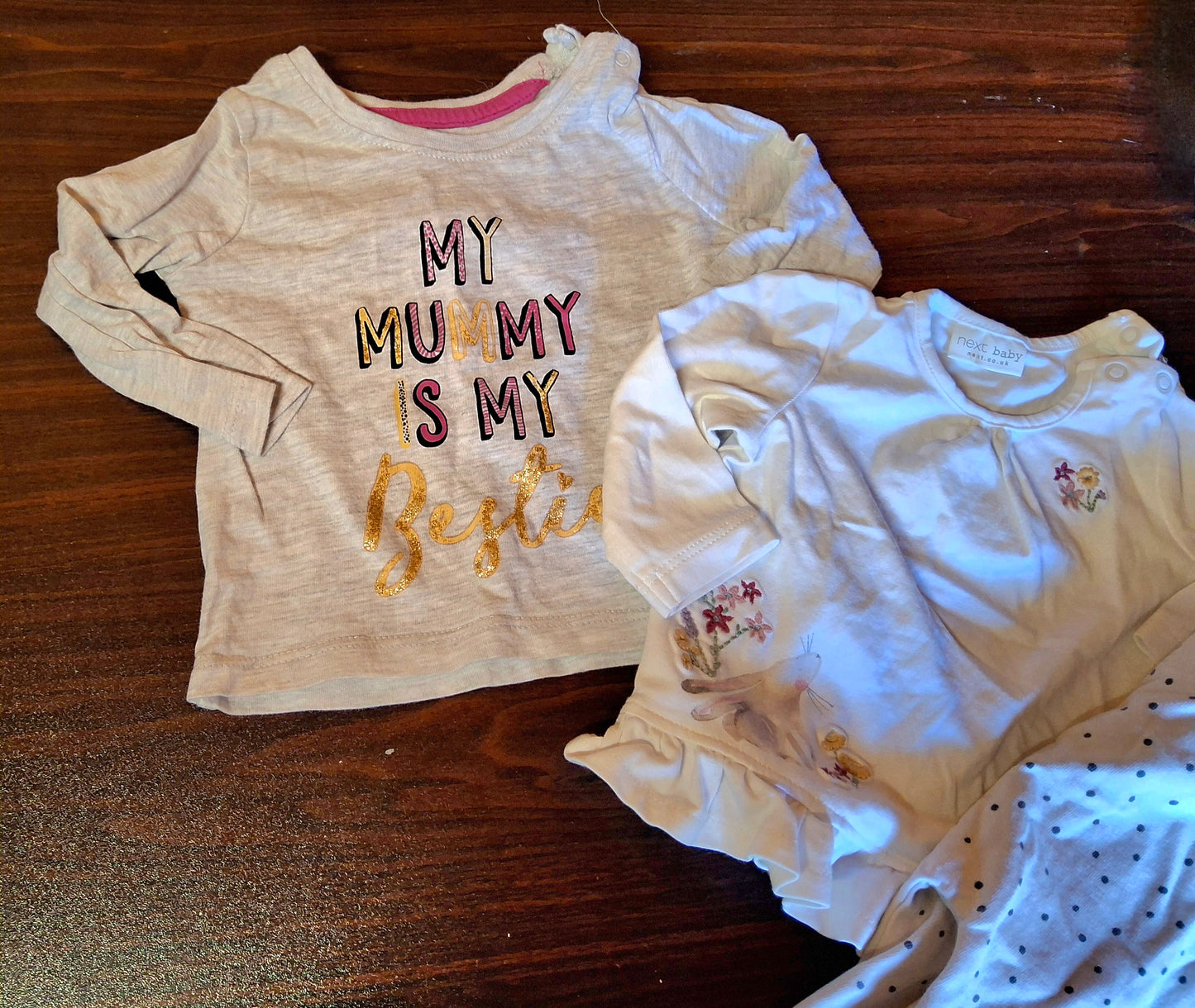 Girls Bundle – Newborn/0–3 Months – 2 Tops & Leggings – Primark, Next & George