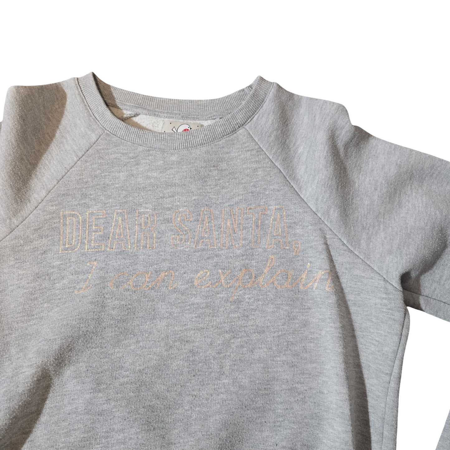 George Grey “Dear Santa, I Can Explain” Christmas Jumper – Size S (size 8/10)