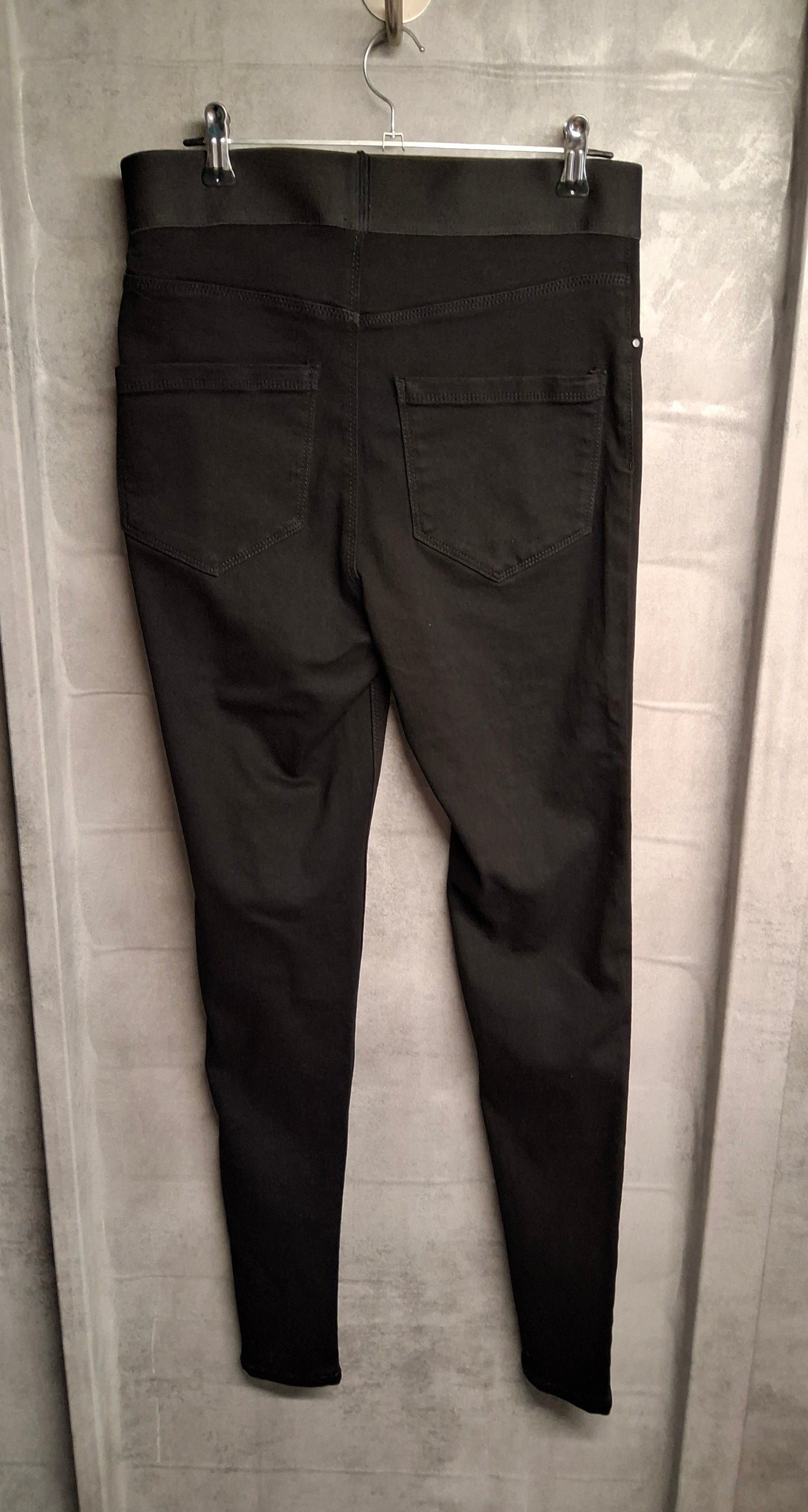 George ‘Rosa’ Black Skinny Jeggings – Size 12 – High Waisted – NWT