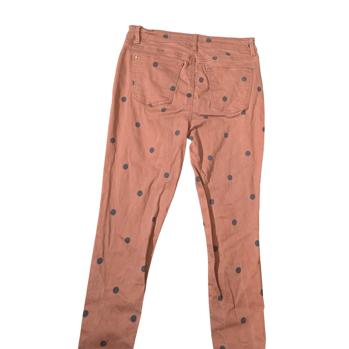 Tu Brown & Black Polka Dot Skinny Jeans – Size 10R – Dot Your Way to Great Style