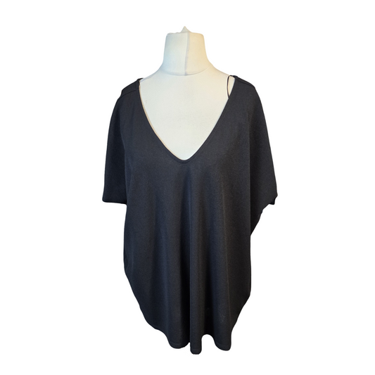 Matalan Papaya Curve Top Black Size 24 Everyday Comfy