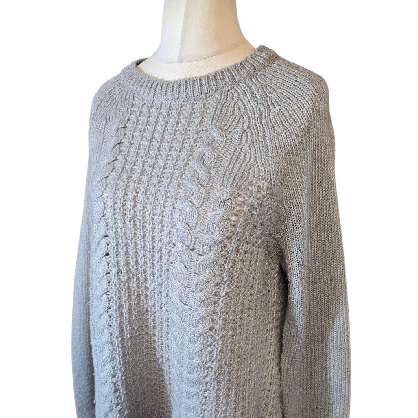Select Grey Knit Jumper – Size 14 – Cosy Everyday Style