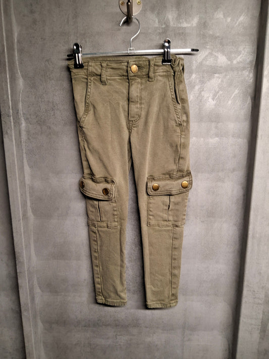 River Island Kids Khaki Green Cargo Skinny Jeans – Age 5
