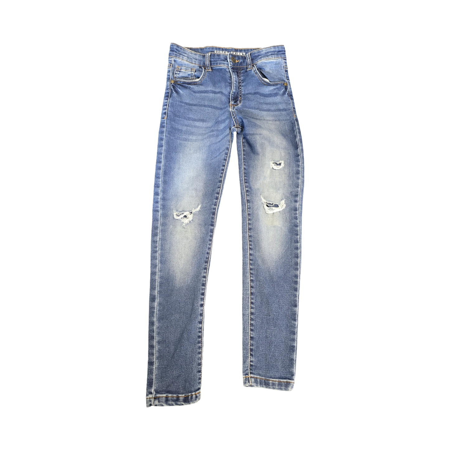 George Girls Super Skinny Ripped Jeans – Age 10–11 Years