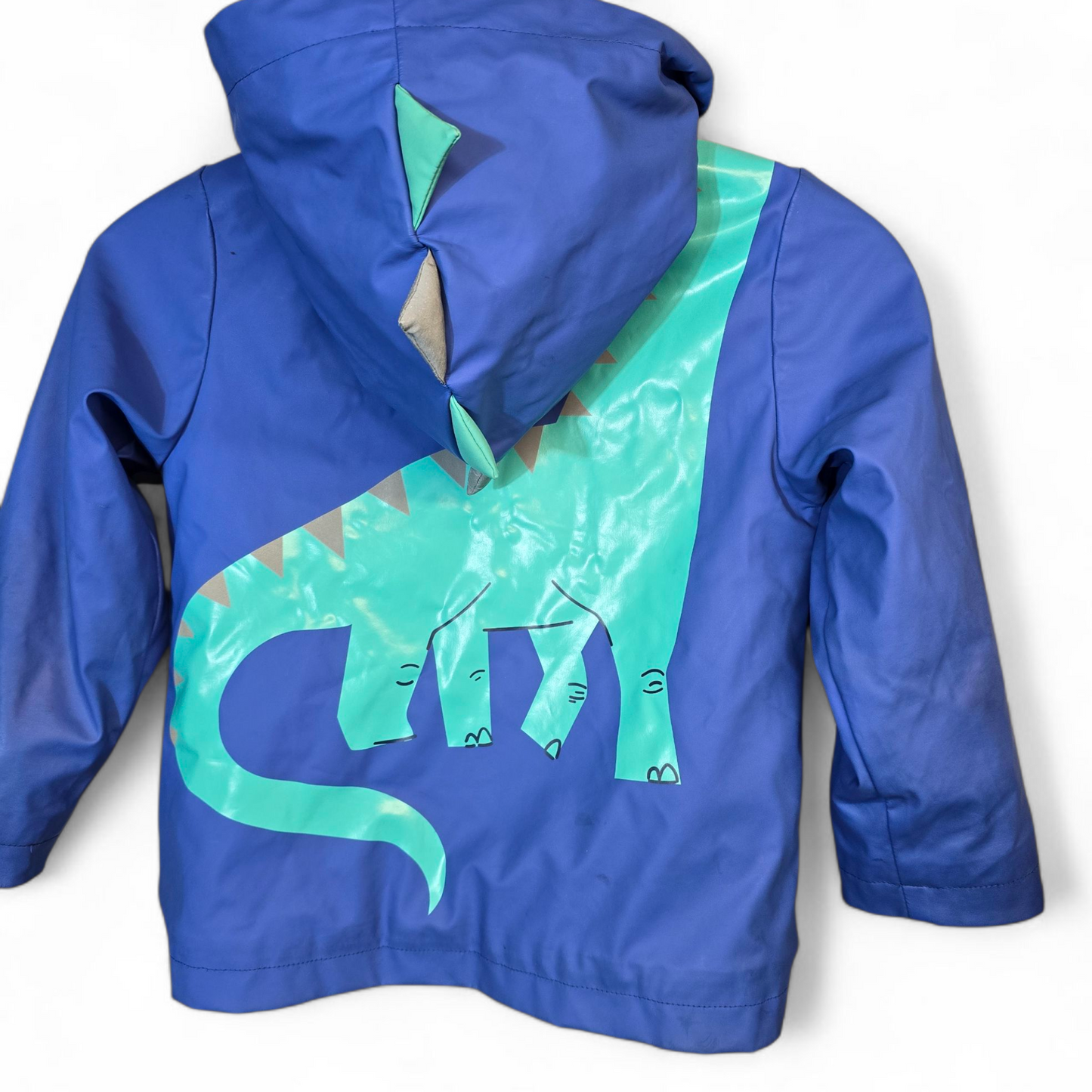 Marks & Spencer Blue Dinosaur Rain Jacket – Age 4–5 Years