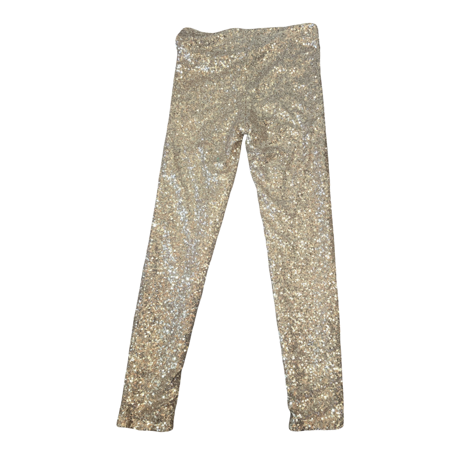 H&M Gold Sequin Skinny Leggings – Size 6
