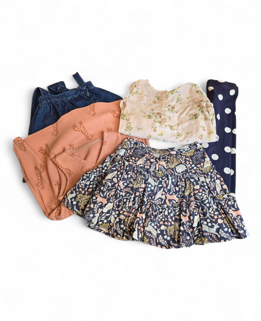 Girls Clothing Bundle 2–3 Years – 5 Items inc. Next, George, Nutmeg, Shrinking Violet