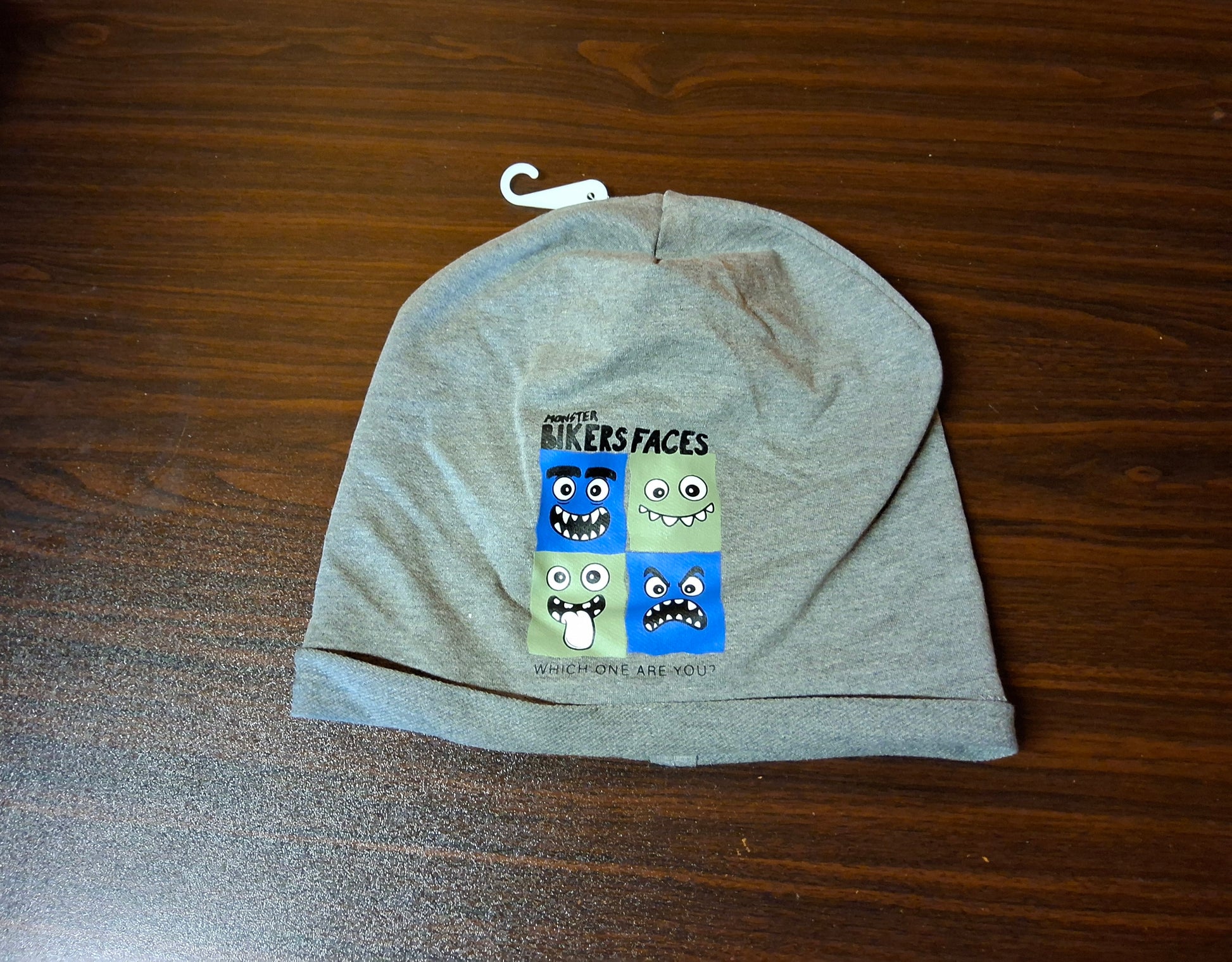United Colors of Benetton Grey Boys Beanie Hat – Age 3–4 Yrs (Fits Up to 5–6) – Lightweight – NWOT
