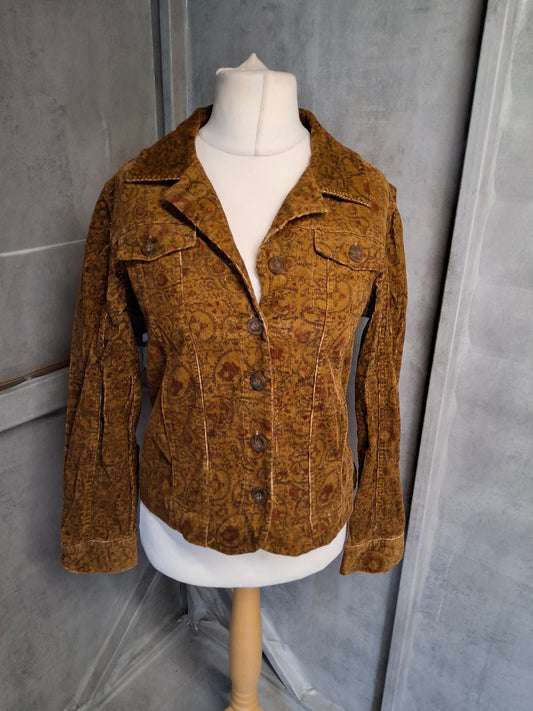 Christopher & Banks Brown Corduroy Jacket – Size M (UK 10/12)