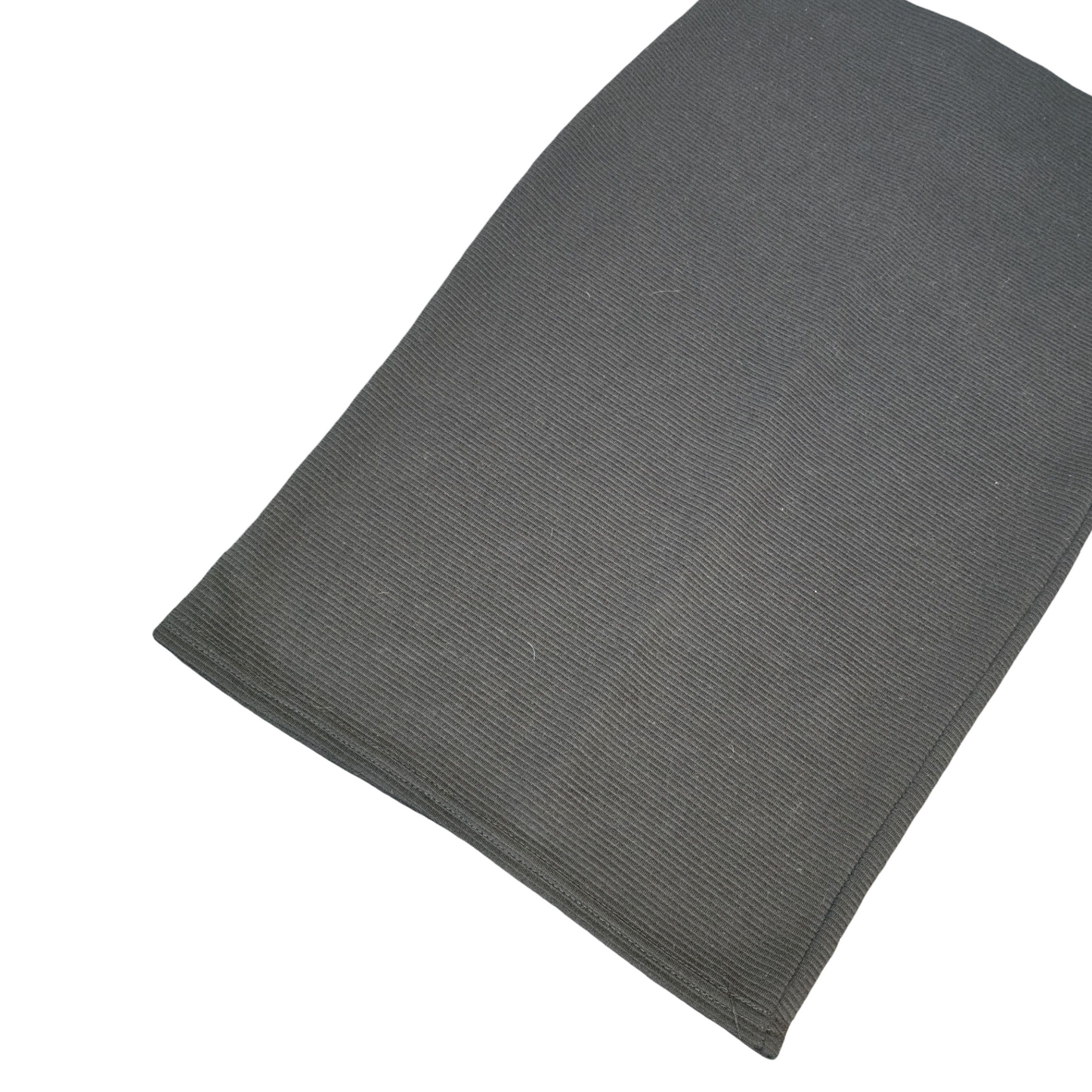 Primark Black Ribbed Bodycon Skirt – Size 10 – Elasticated Waist – Knee Length