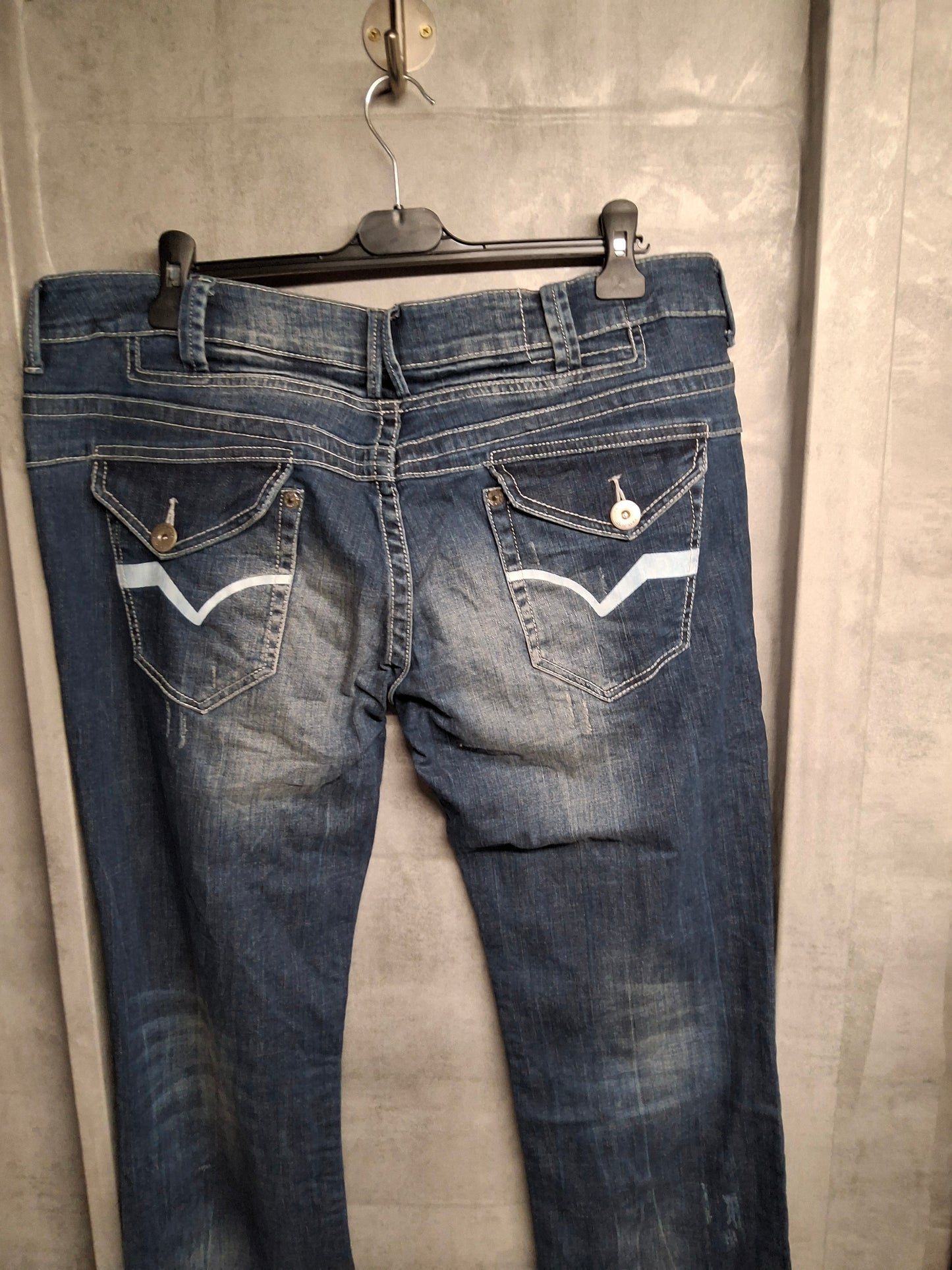 Next Y2K “The Sexy Slim Leg” Distressed Flared Jeans – Size 20 Reg
