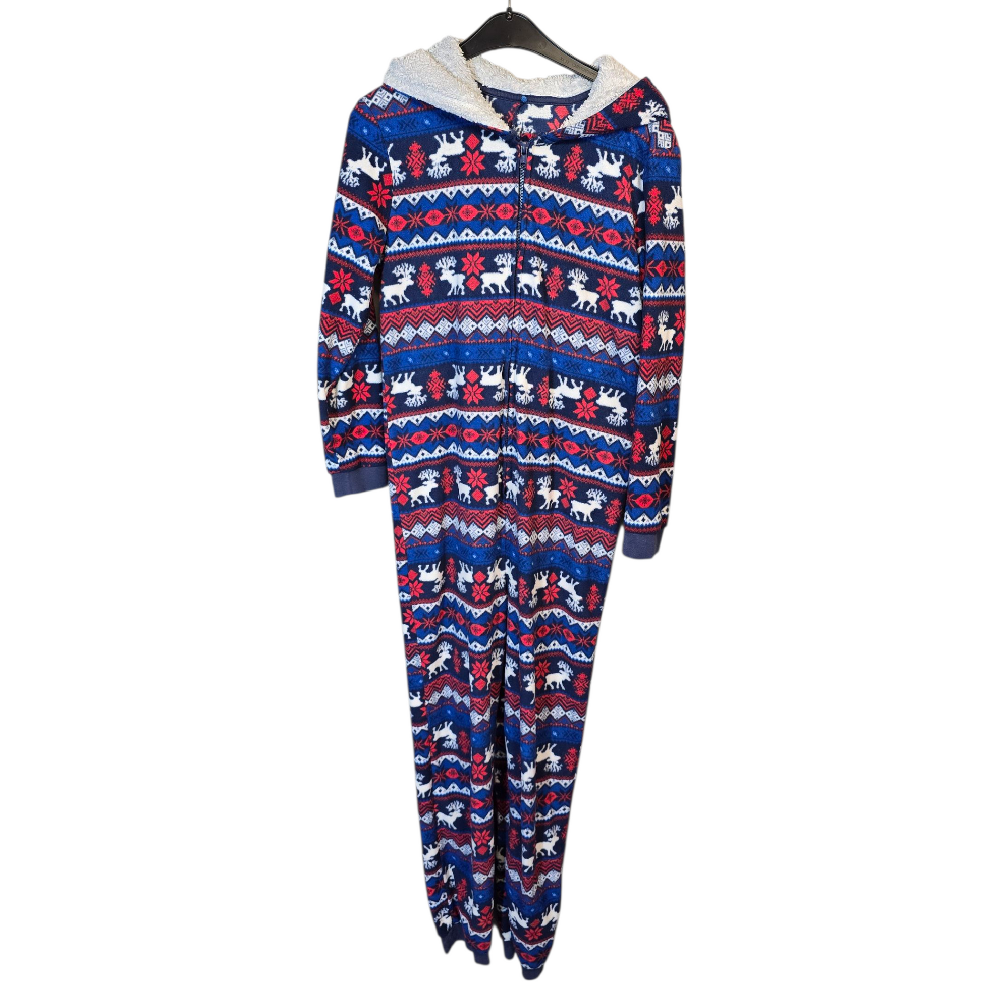 Boys Christmas Onesie – Fleece Hood – Matalan – Age 12–13
