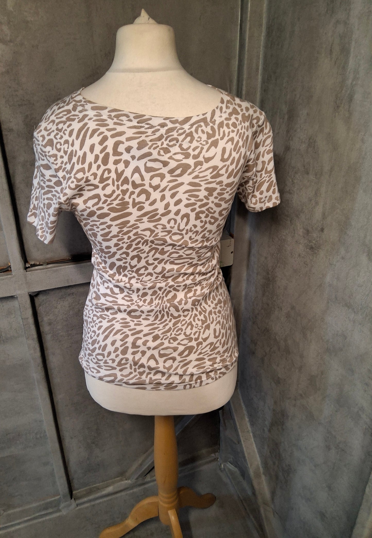 Matalan Animal Print Cotton T-Shirt – Size 8 – NWT Leopard Vibes