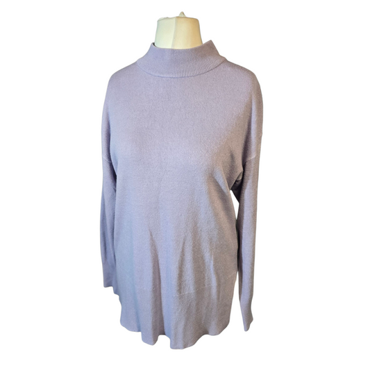 Matalan Lilac High Neck Jumper – Size 16