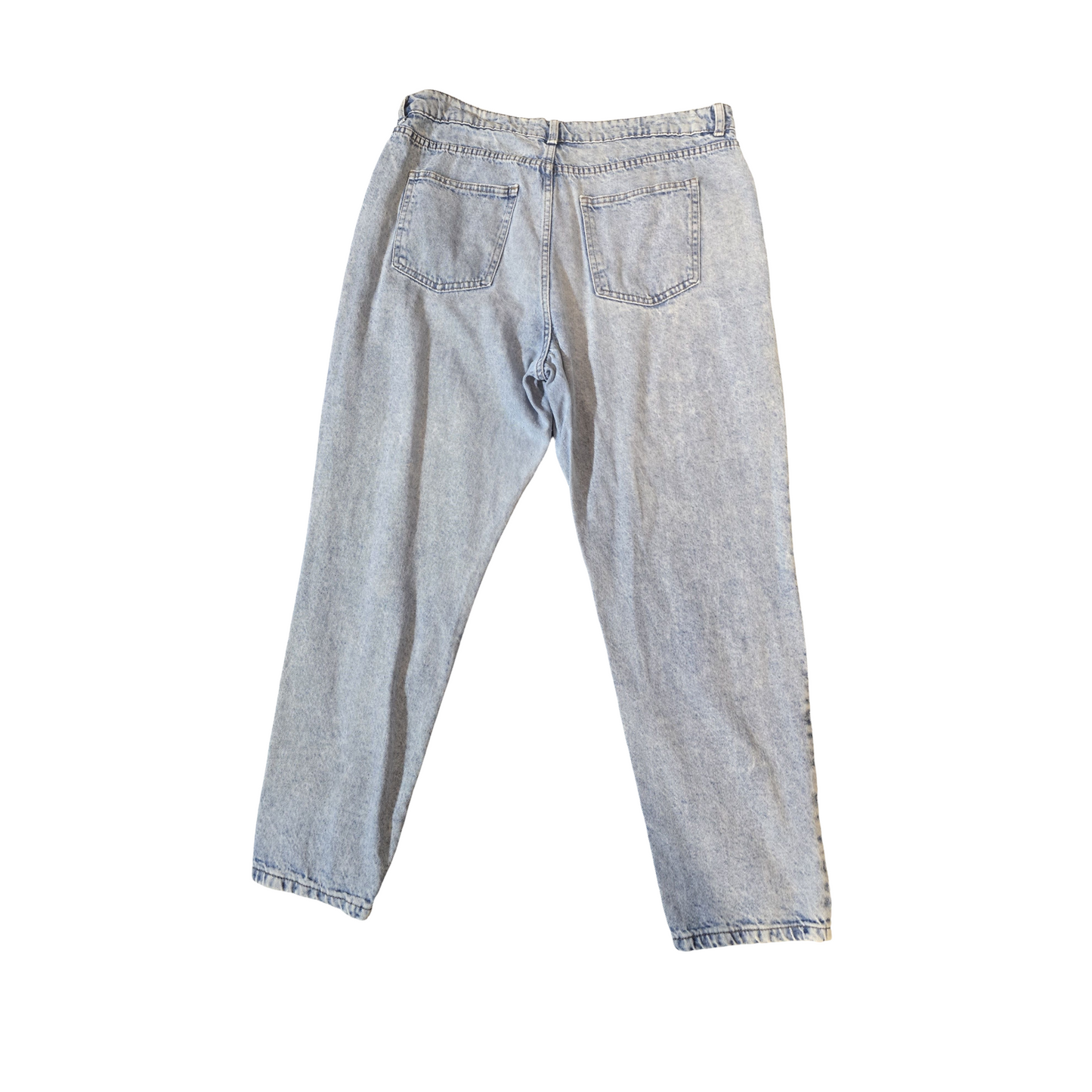 Primark Light Blue High Waist Slim Leg Jeans – Size 18