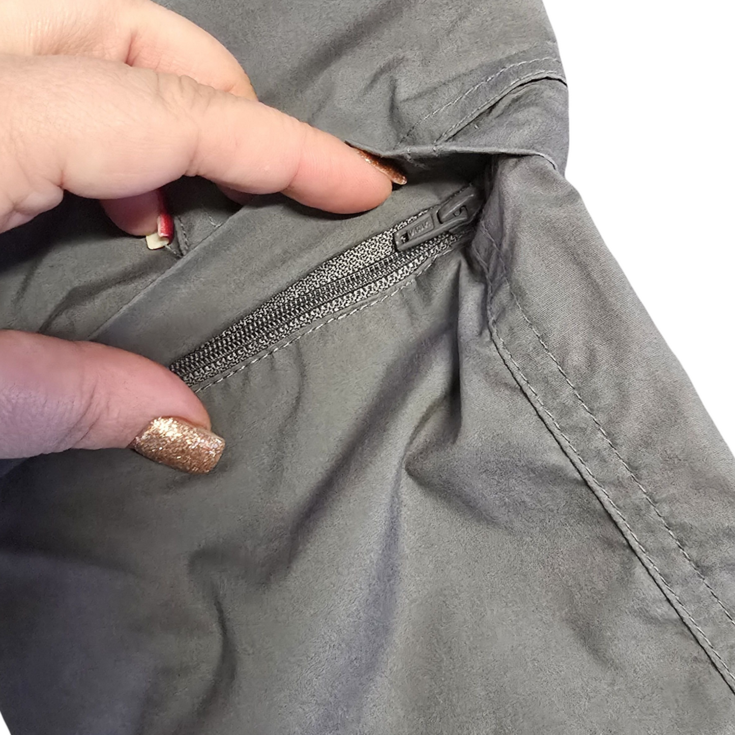 Mountain Warehouse Grey Zip-Off Trousers – Boys 5-6 Years – Polyester Cotton