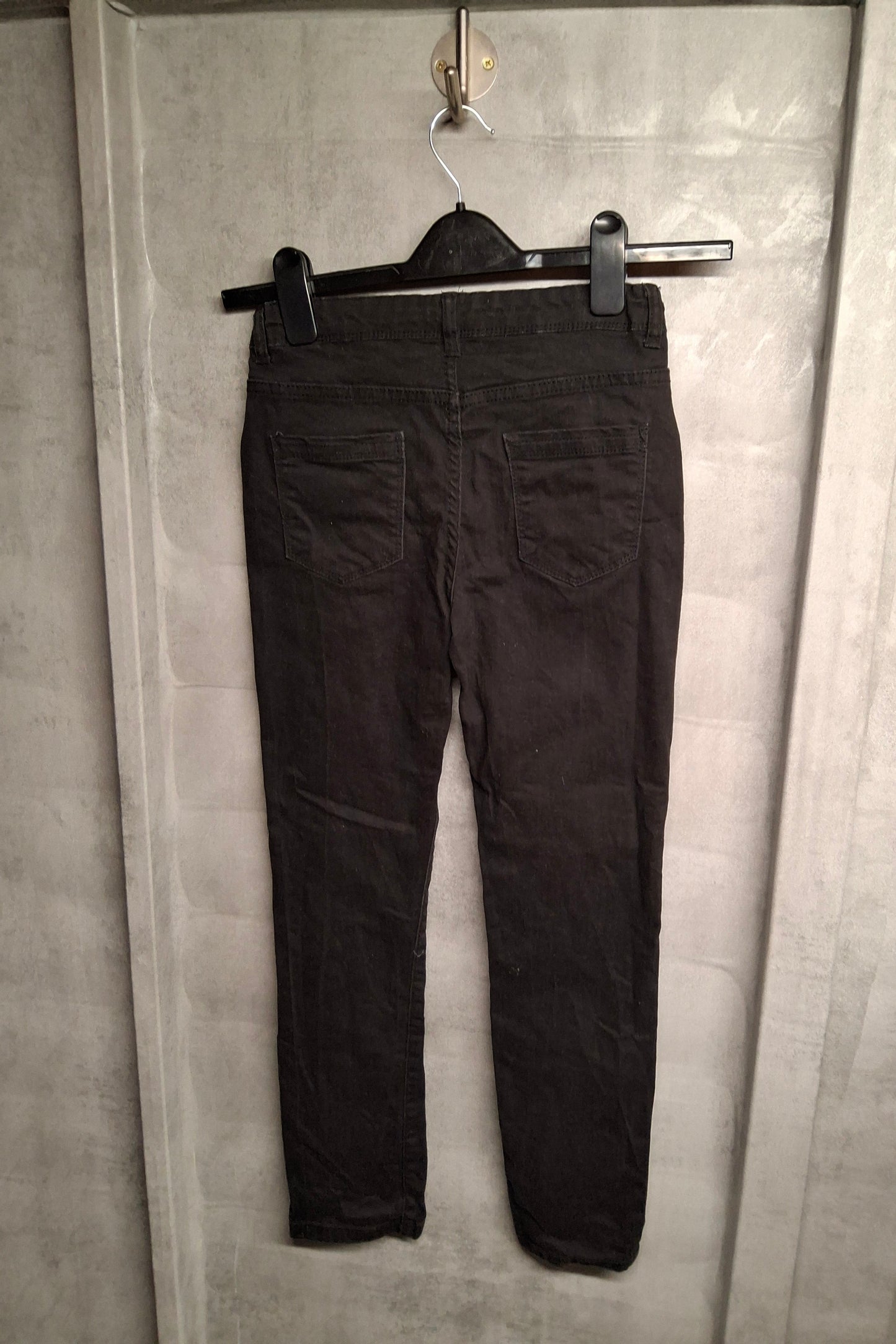 Primark boys black skinny jeans age 11-12years