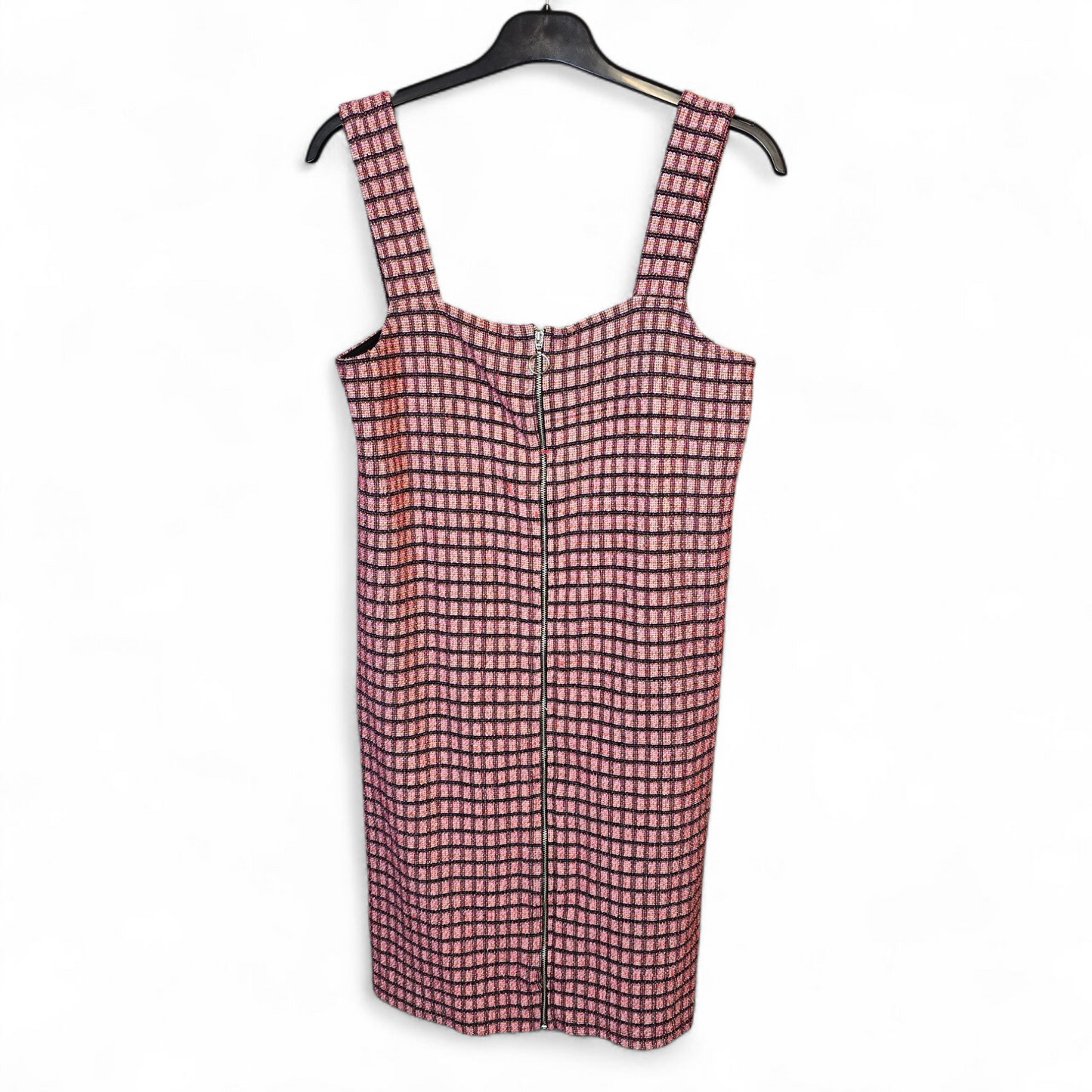 Primark Girls Pink Checked Pinafore Dress – Age 14-15 Yrs – Zip Front