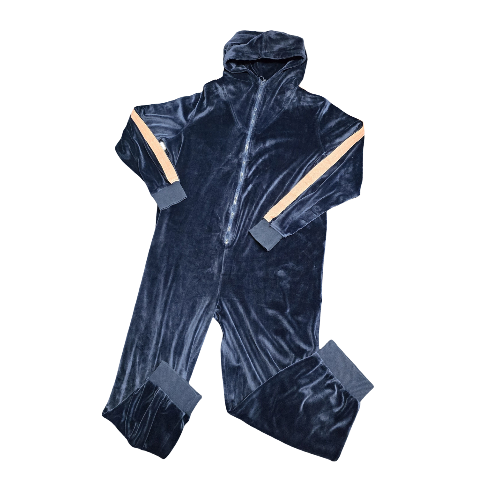 Navy & Pink Onesie Age 15-16years Hooded Fleece Next 