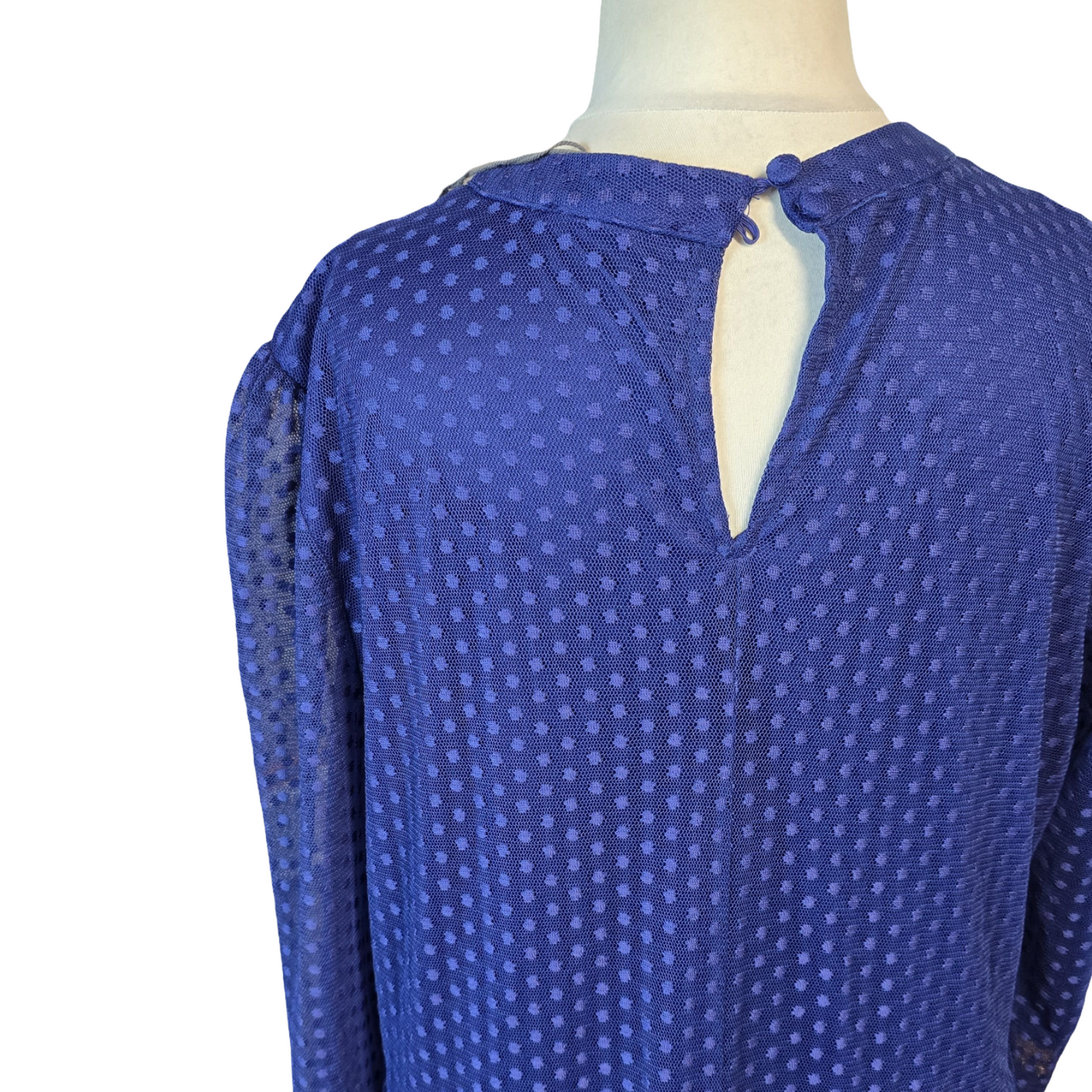 Principles Dress Blue Size 22 Midi Sheer Formal Weekend New