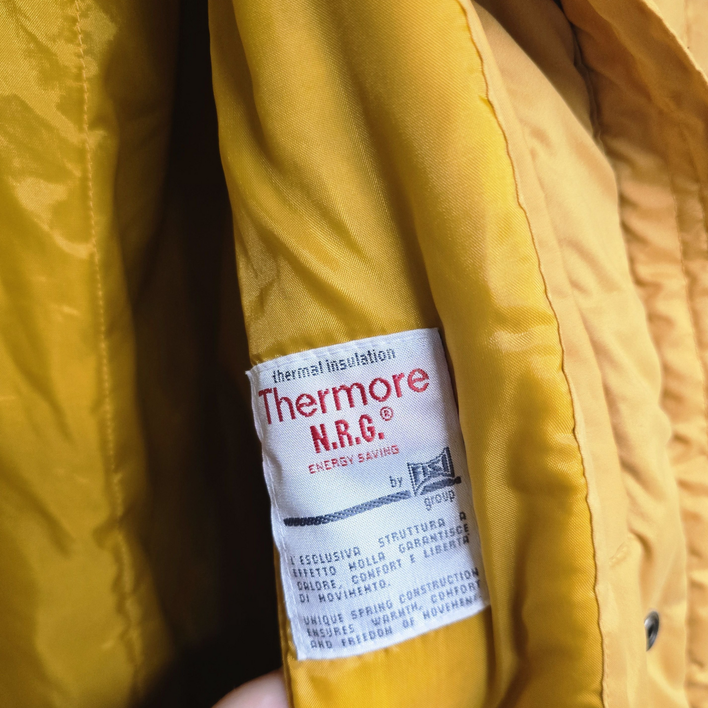 SunIce Yellow Winter Jacket – Fleeced Collar, Foldaway Hood & Thermal Insulation – Size 10