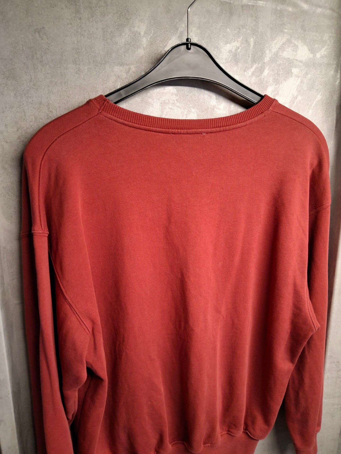 Zara Burgundy Coca-Cola Oversized Sweatshirt – Size S (Fits size 8–12)