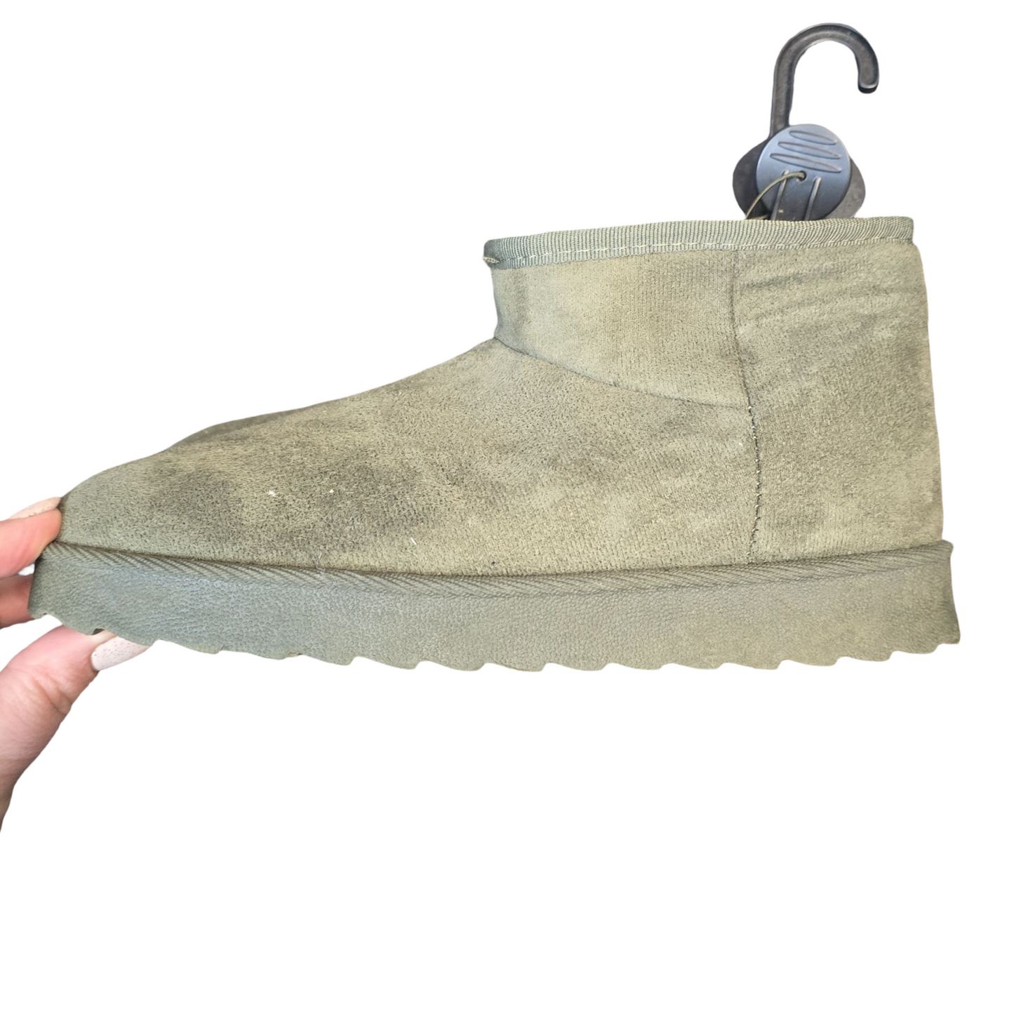 Khaki Ankle Boots Size 6 Fleece Causal New Primark