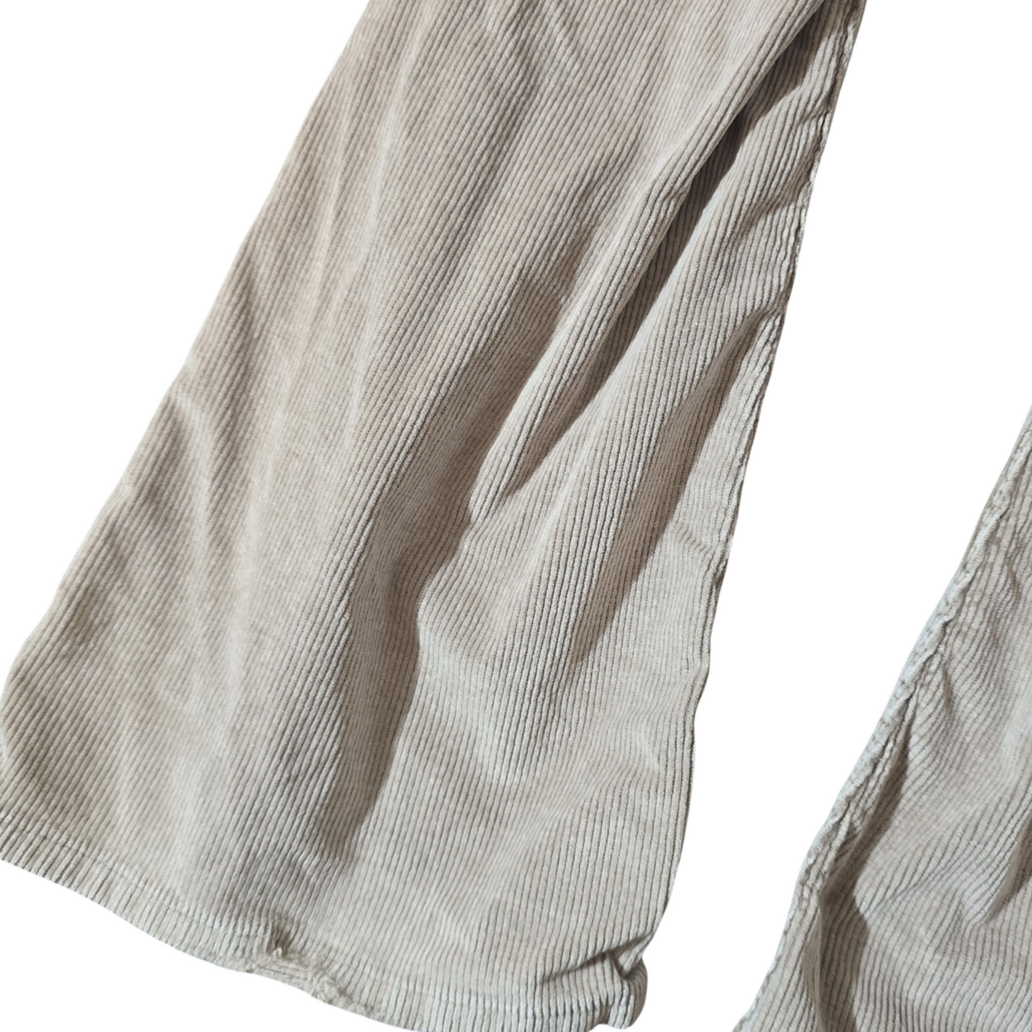BDG Urban Outfitters Beige Corduroy Flares – High Waist W24 L32 – UK size 4/6