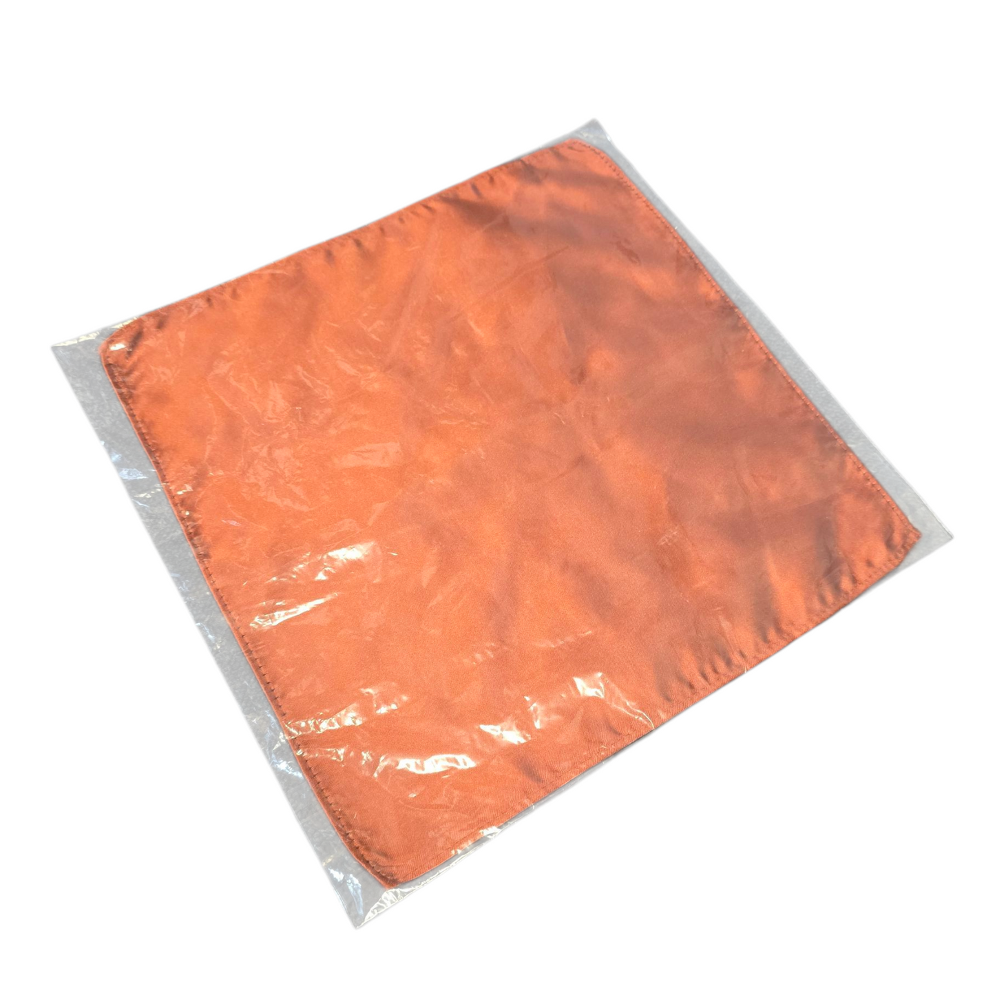 Burnt Orange Wedding Bundle – 7 pocket squares & 7 Ties – BNWT