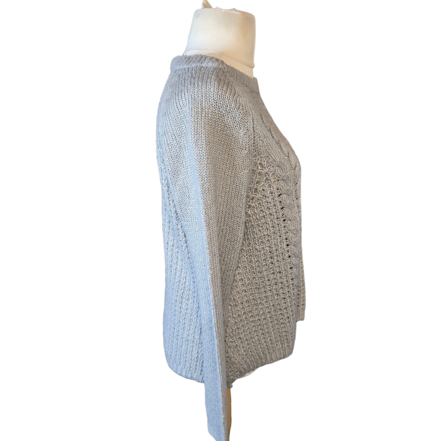 Select Grey Knit Jumper – Size 14 – Cosy Everyday Style