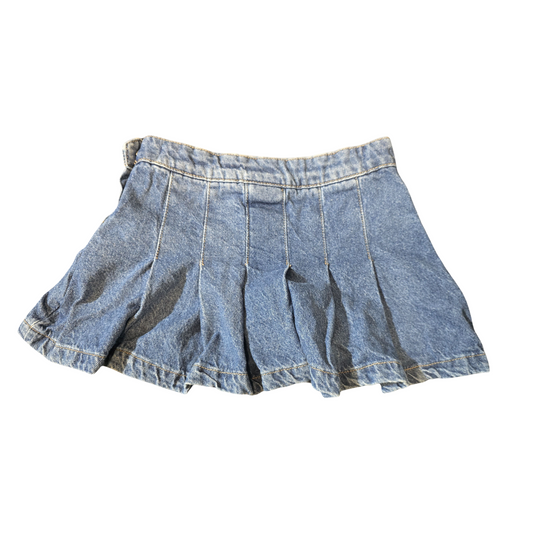 Matalan Girls Blue Denim Skirt – Age 5-6 Years – 100% Cotton