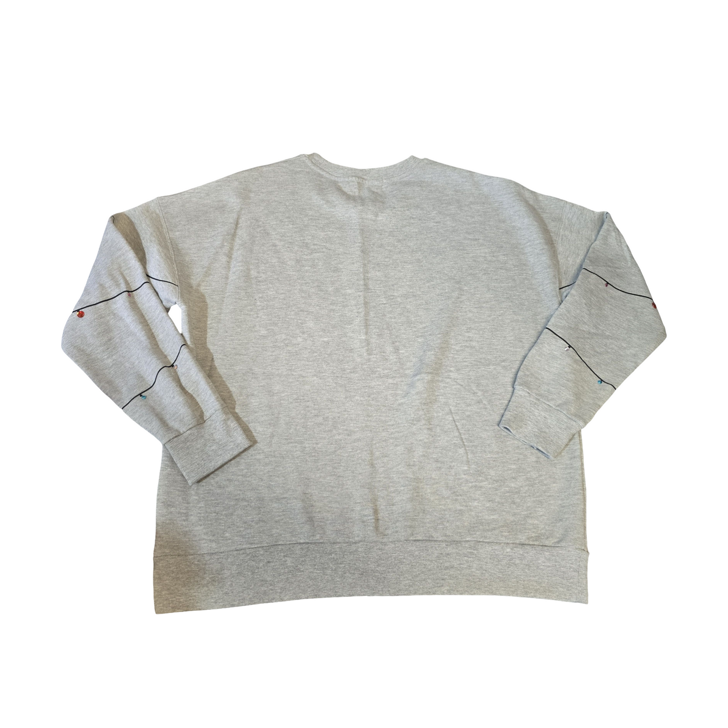 Next Grey “Dear Santa” Xmas Jumper – Size 18 – Festive Gem Detail