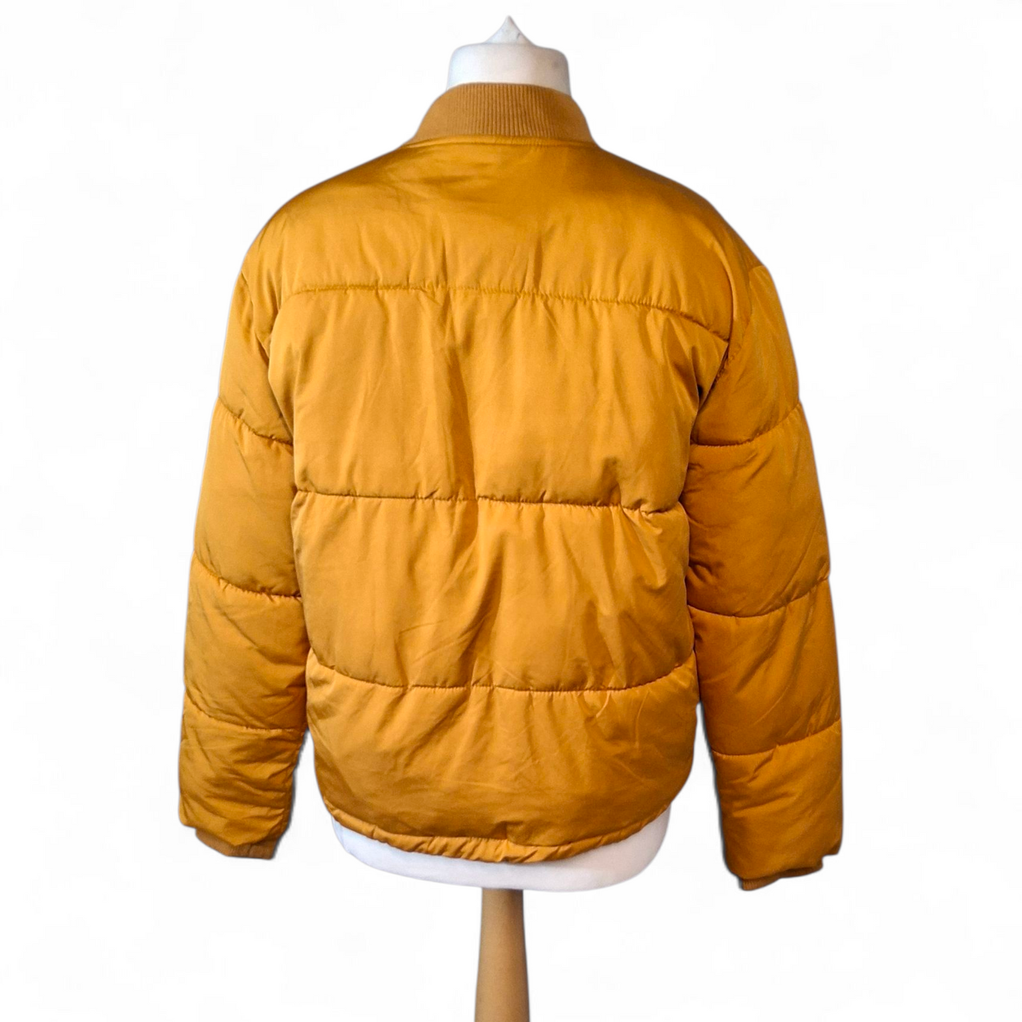 Pull & Bear Mustard Puffer Jacket – Size M (UK size 10/12)