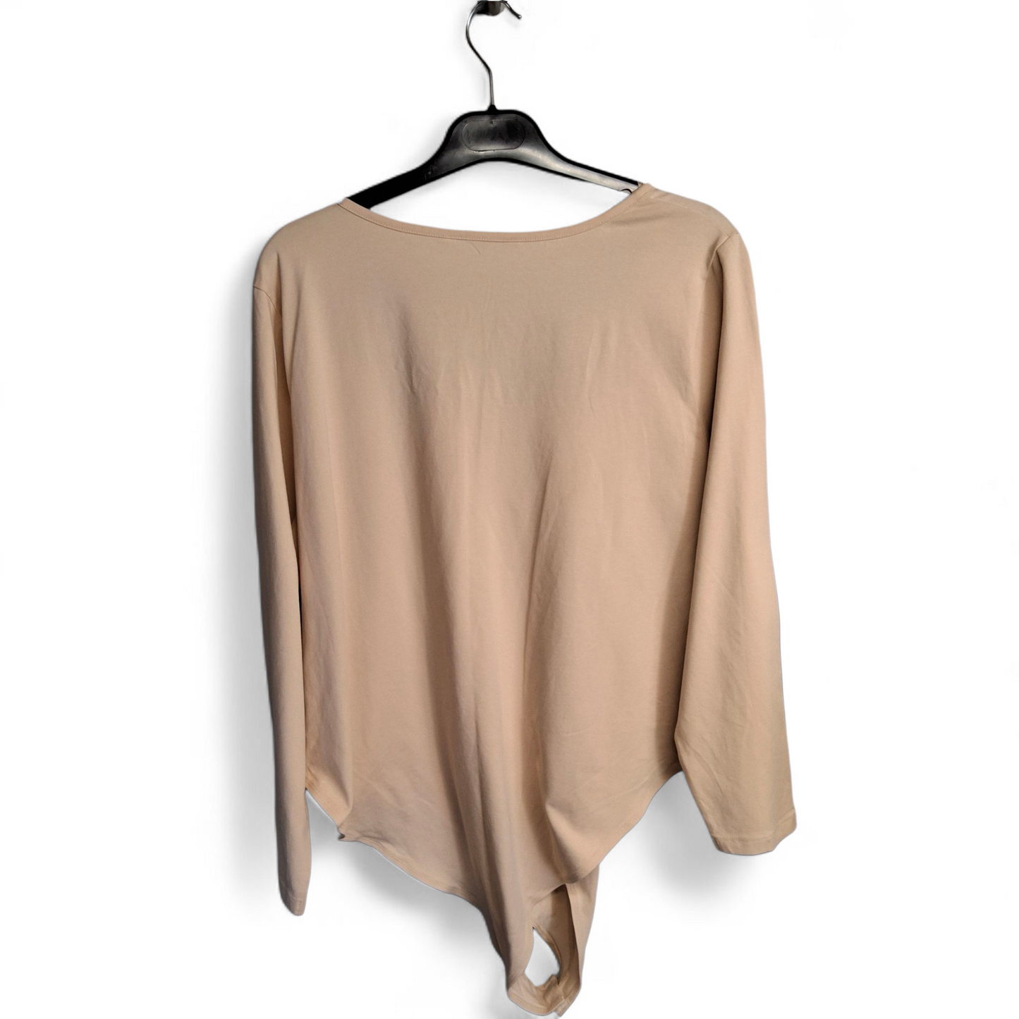 Tu Beige Square Neck Long Sleeve Bodysuit – Size 26 – Stretch Cotton