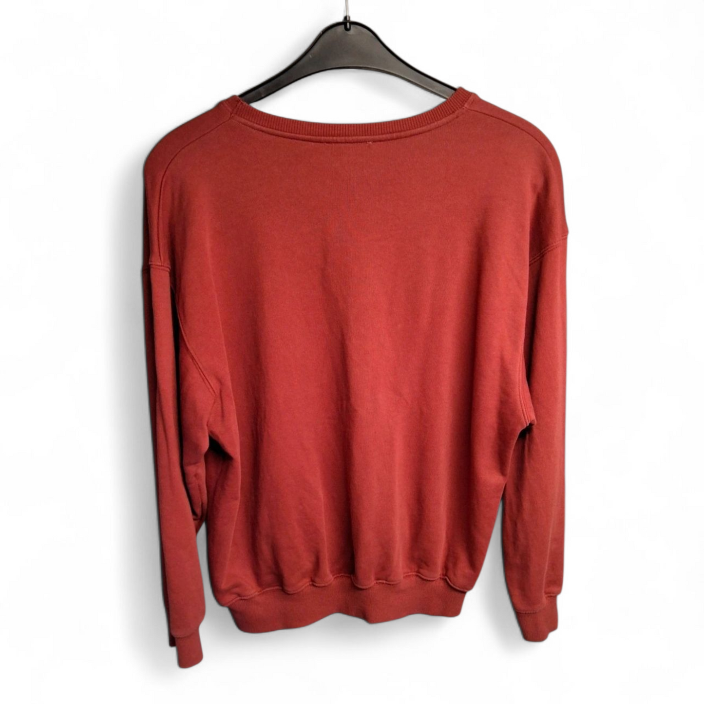 Zara Burgundy Coca-Cola Oversized Sweatshirt – Size S (Fits size 8–12)