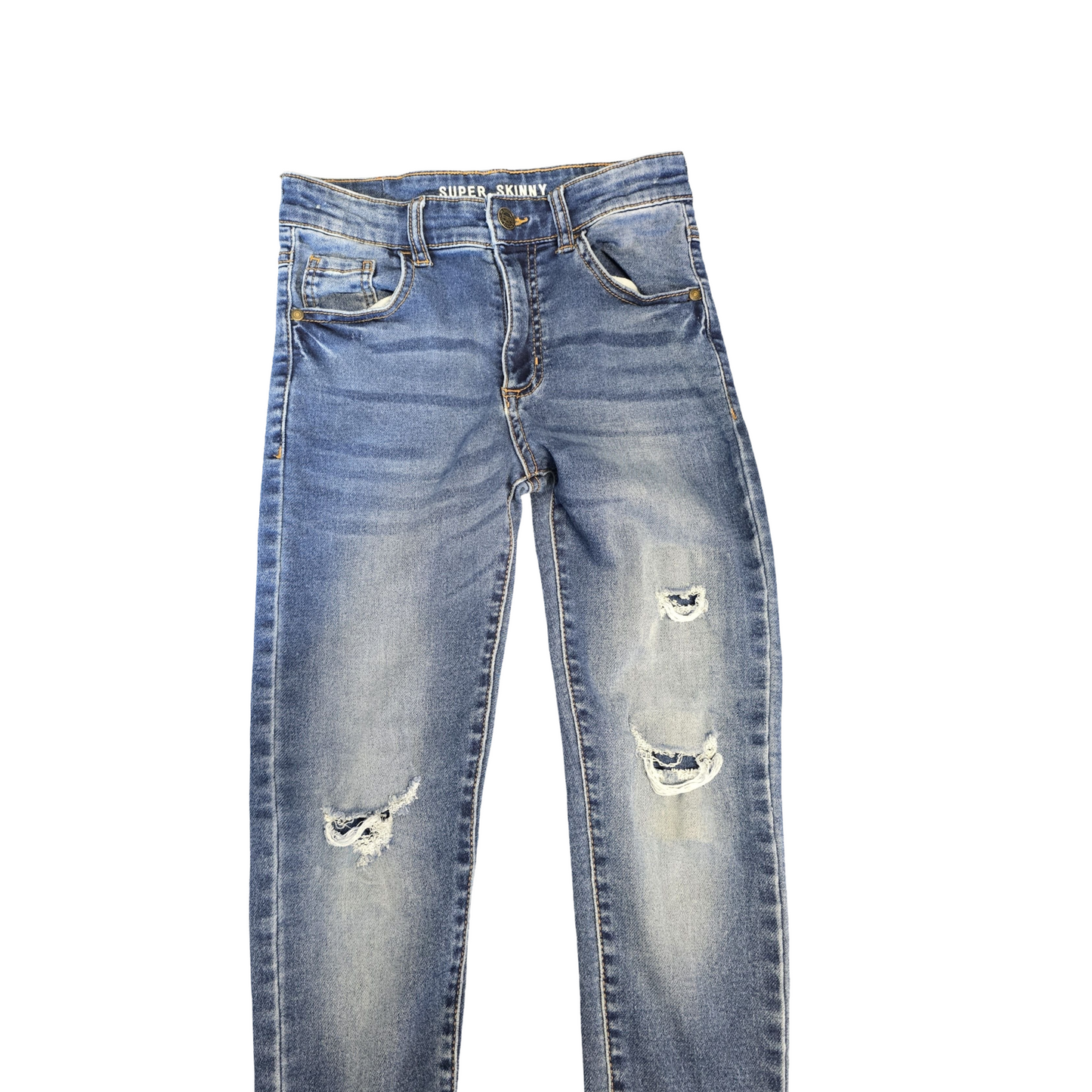 George Girls Super Skinny Ripped Jeans – Age 10–11 Years