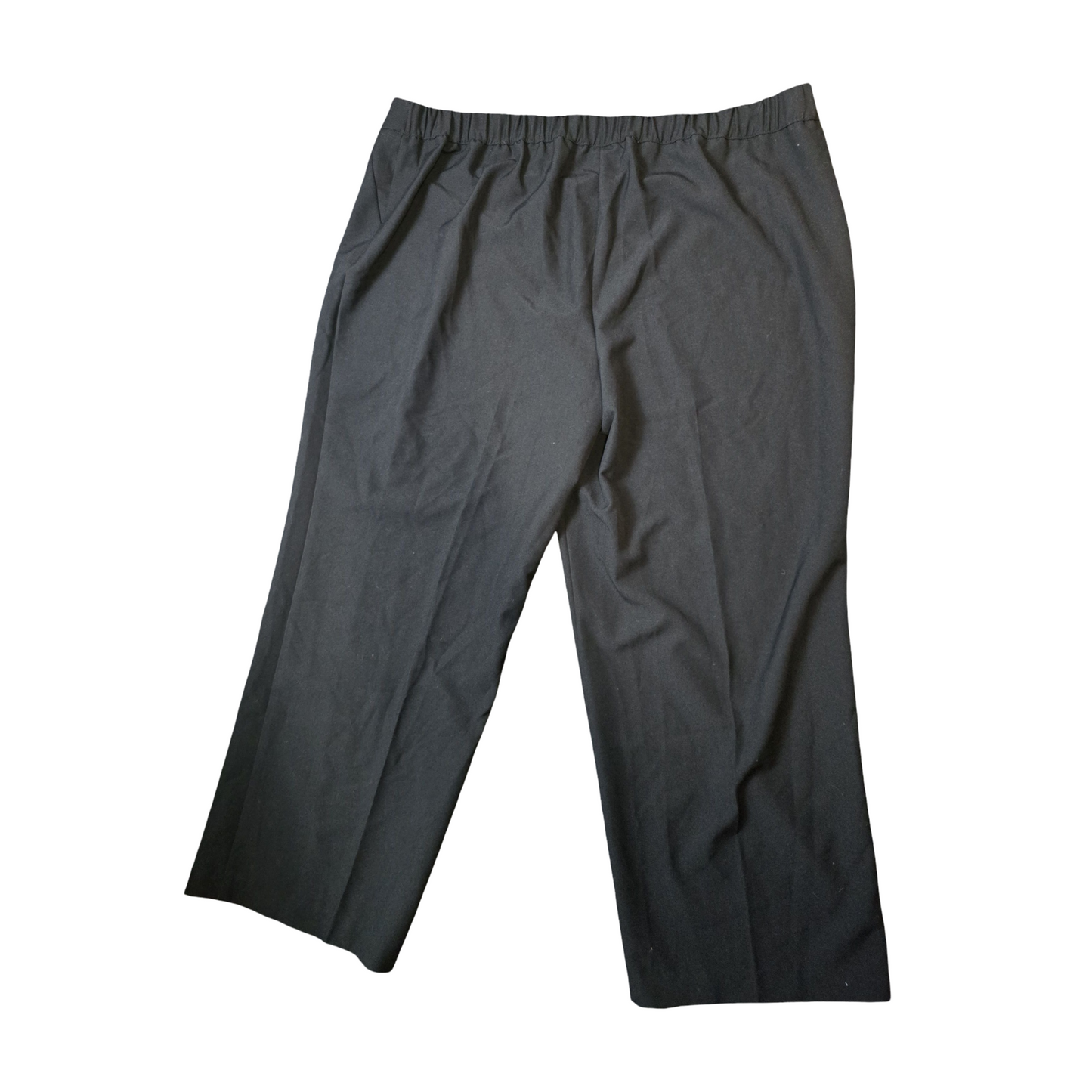 Avenue Black Straight Leg Work Trousers – Size 22 – Tummy Control – NWT – Polyester Viscose